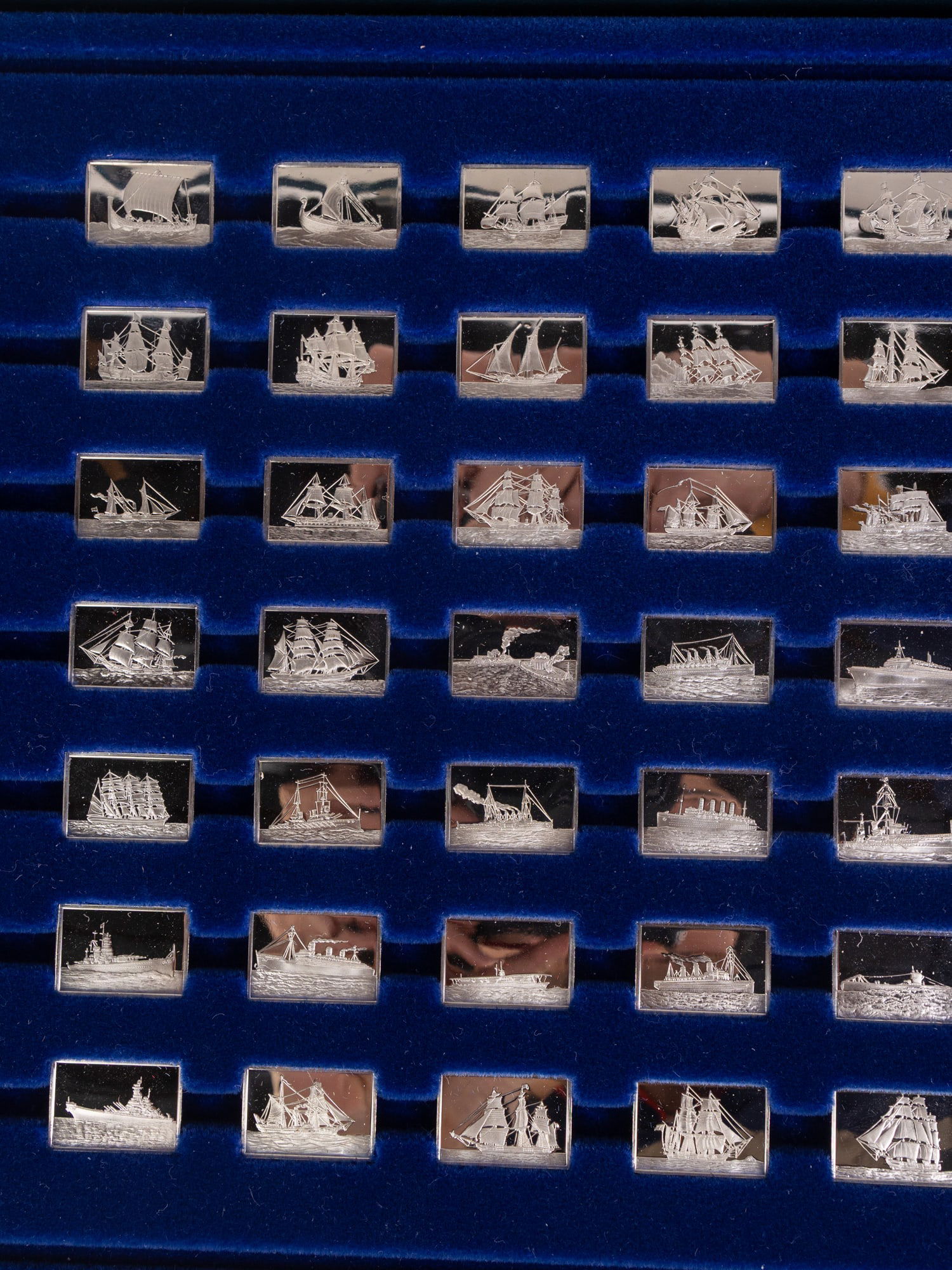 The Medallic Register of the World's Great Ships Sterling Silver Miniatures Collection - 4