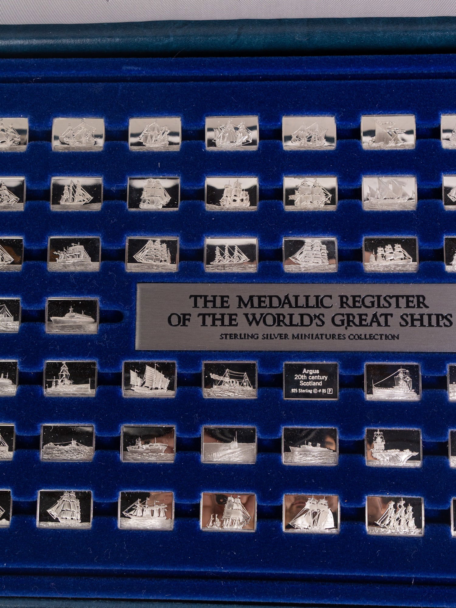 The Medallic Register of the World's Great Ships Sterling Silver Miniatures Collection - 5