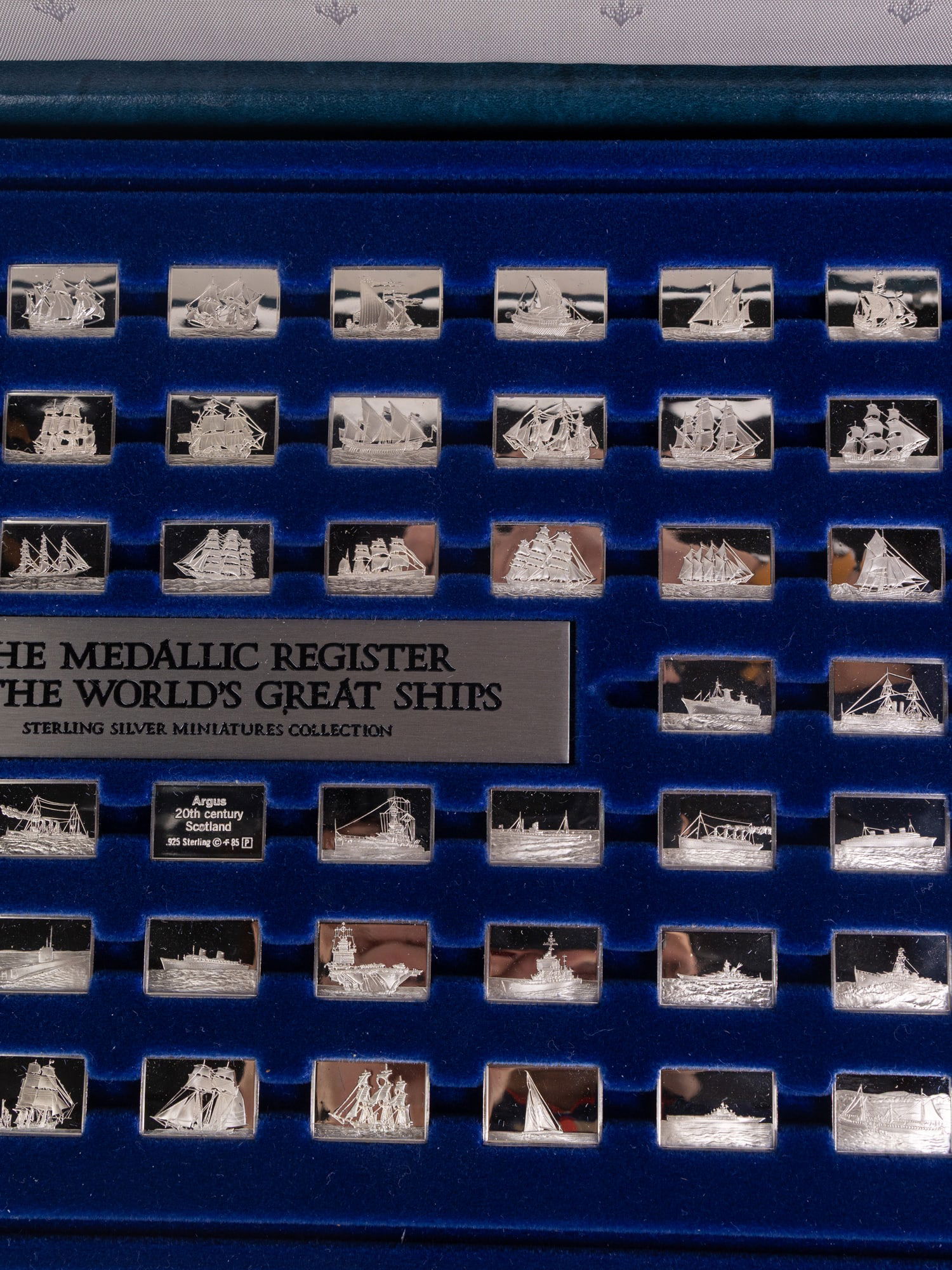 The Medallic Register of the World's Great Ships Sterling Silver Miniatures Collection - 6