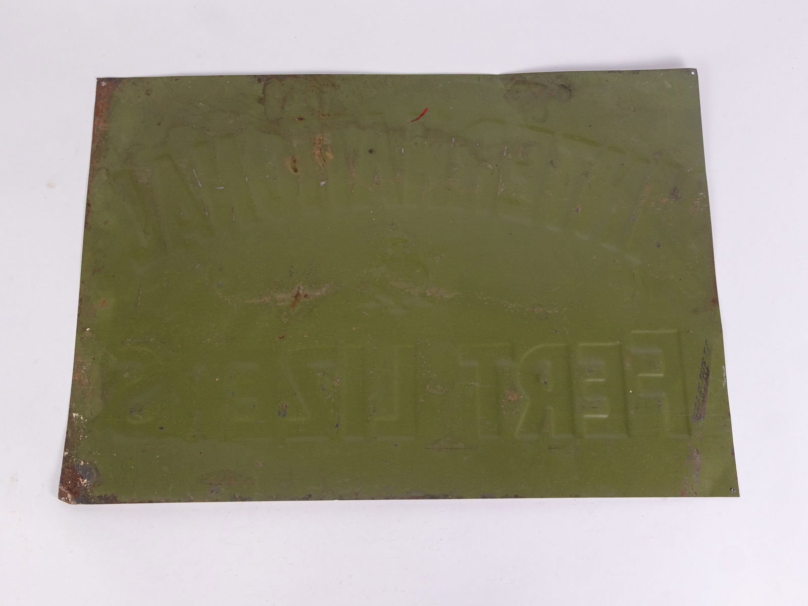 International Fertilizer Vintage Embossed Metal Sign - 3