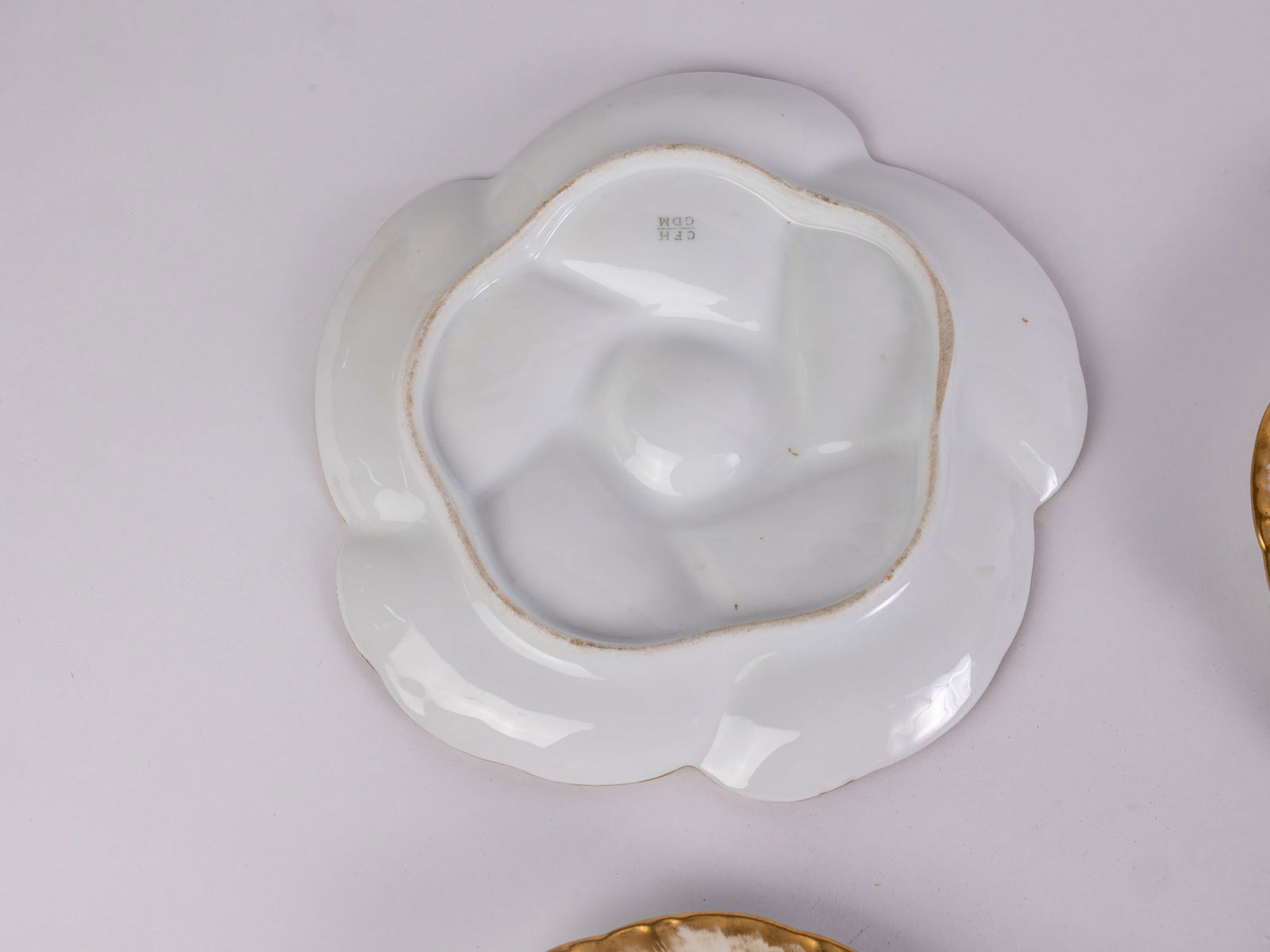 Set of Four Charles Field Haviland and Gerard, Dufraisseix, and Morel Porcelain Oyster Plates - 4