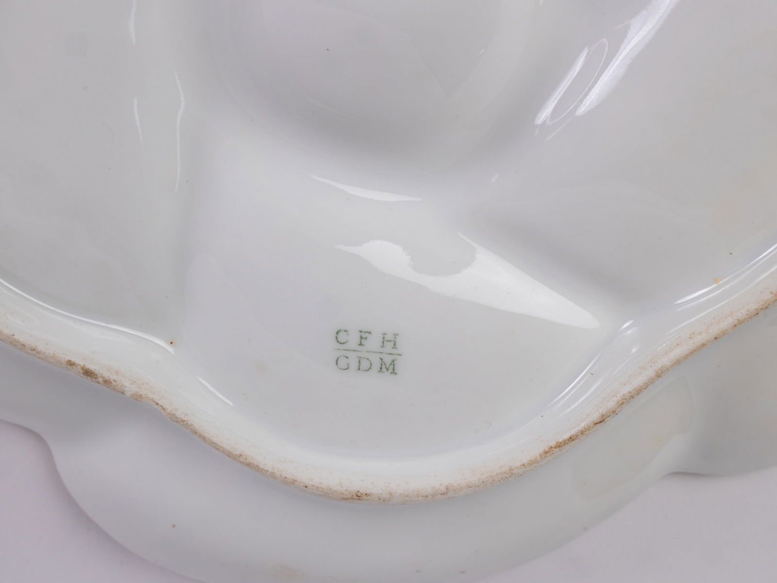 Set of Four Charles Field Haviland and Gerard, Dufraisseix, and Morel Porcelain Oyster Plates - 5