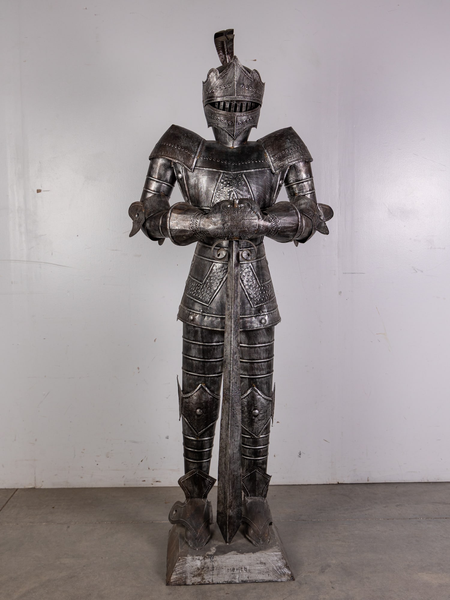 Decorative Medieval Style Standing Suit of Armor Sculpture (1 of 5)