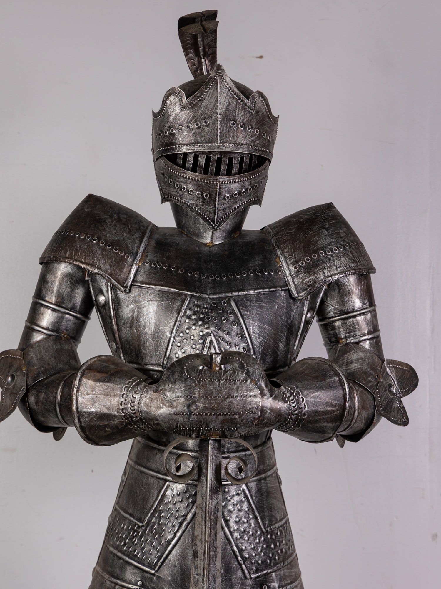 Decorative Medieval Style Standing Suit of Armor Sculpture - 2