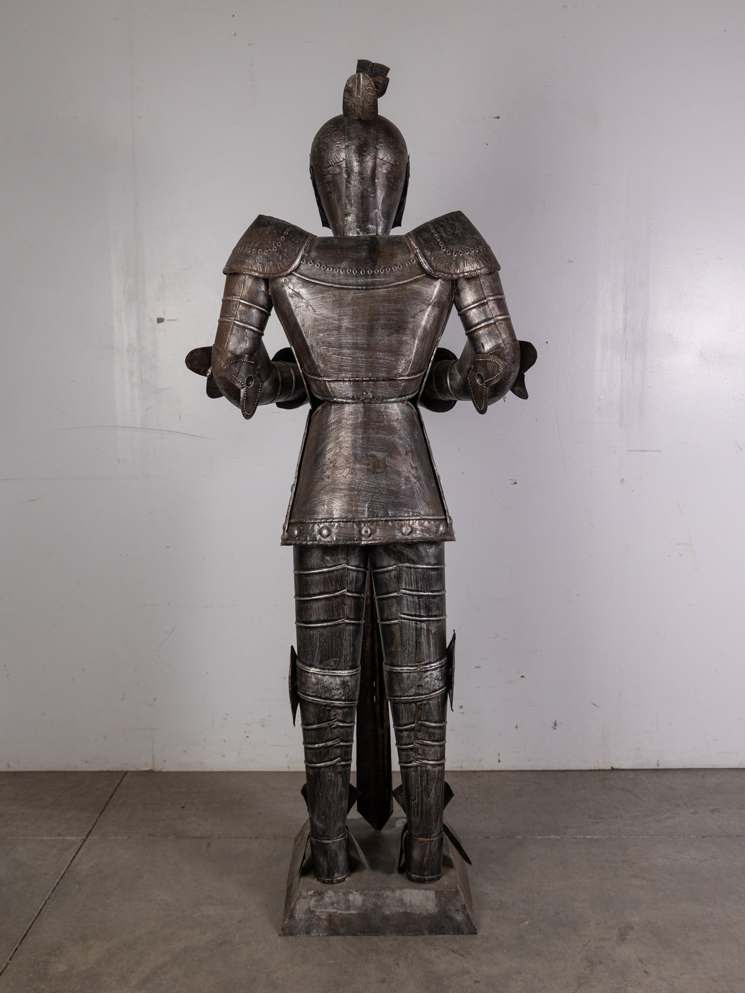Decorative Medieval Style Standing Suit of Armor Sculpture - 5