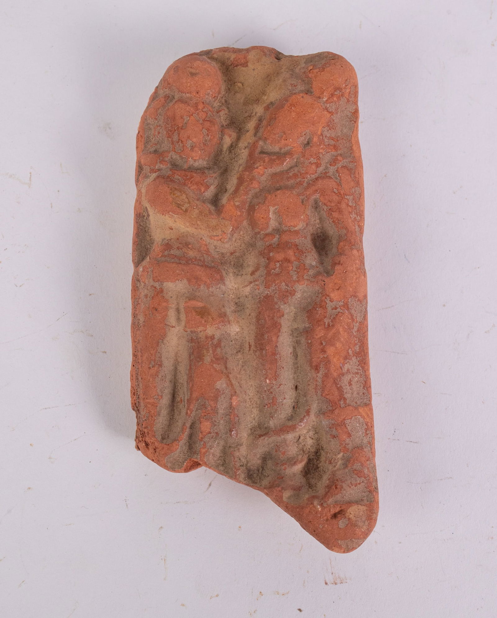 Terracotta First Century Style Relief Sculpture of Two Figures - 3