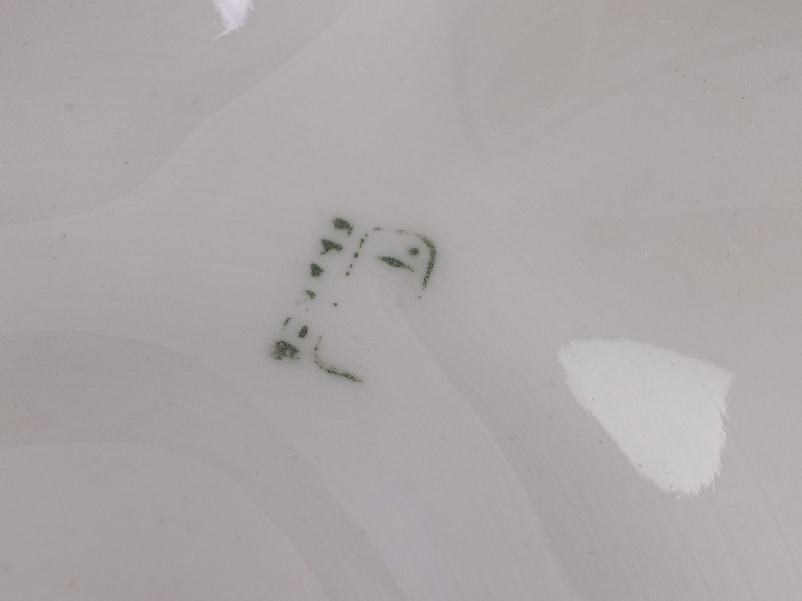 Pair of Tressemanes & Vogt Porcelain Five Well Oyster Plates - 6