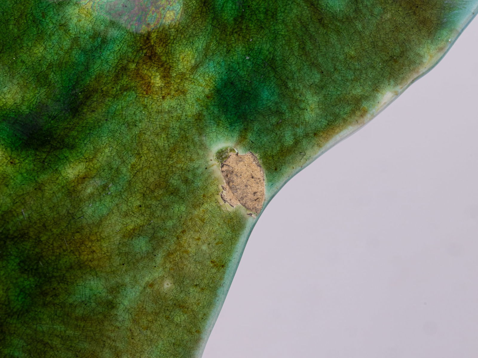 Pair of Antique Majolica Six Well Oyster Plates - 6