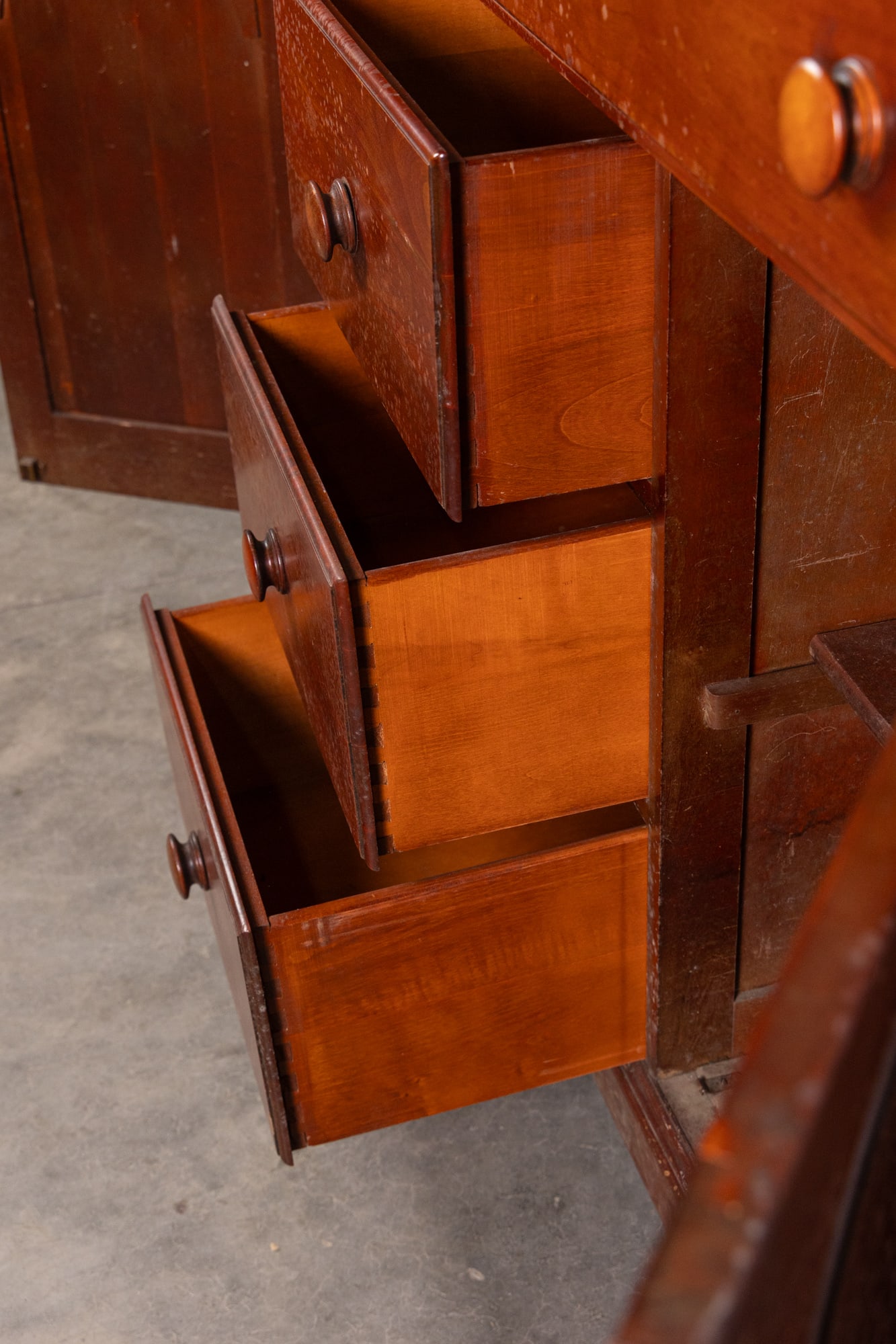 Pennsylvania House Primitive Style Vintage Sideboard/Buffet Cabinet - 6