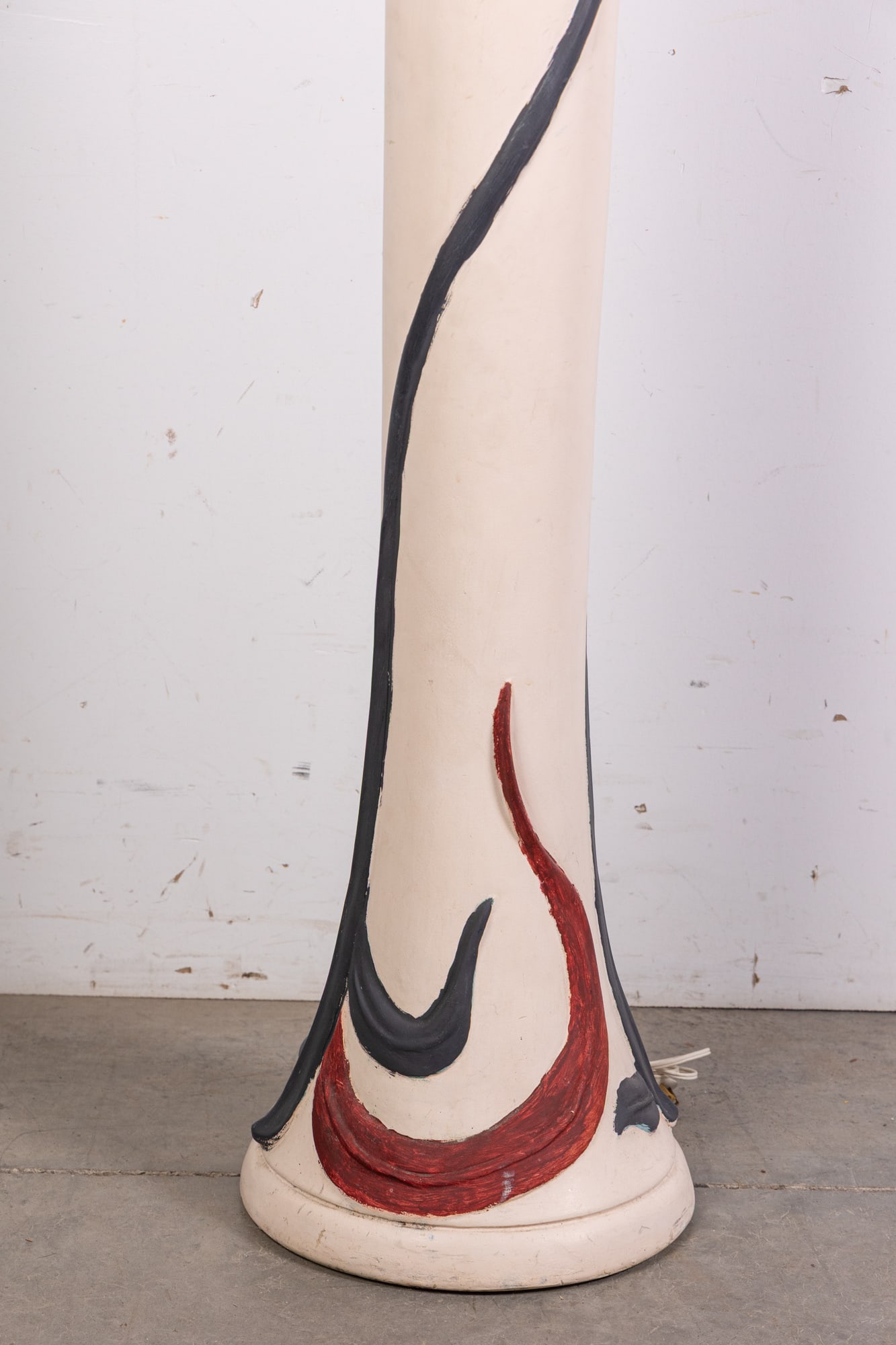 20th Century Modern Large Ceramic Floor Lamp - 2