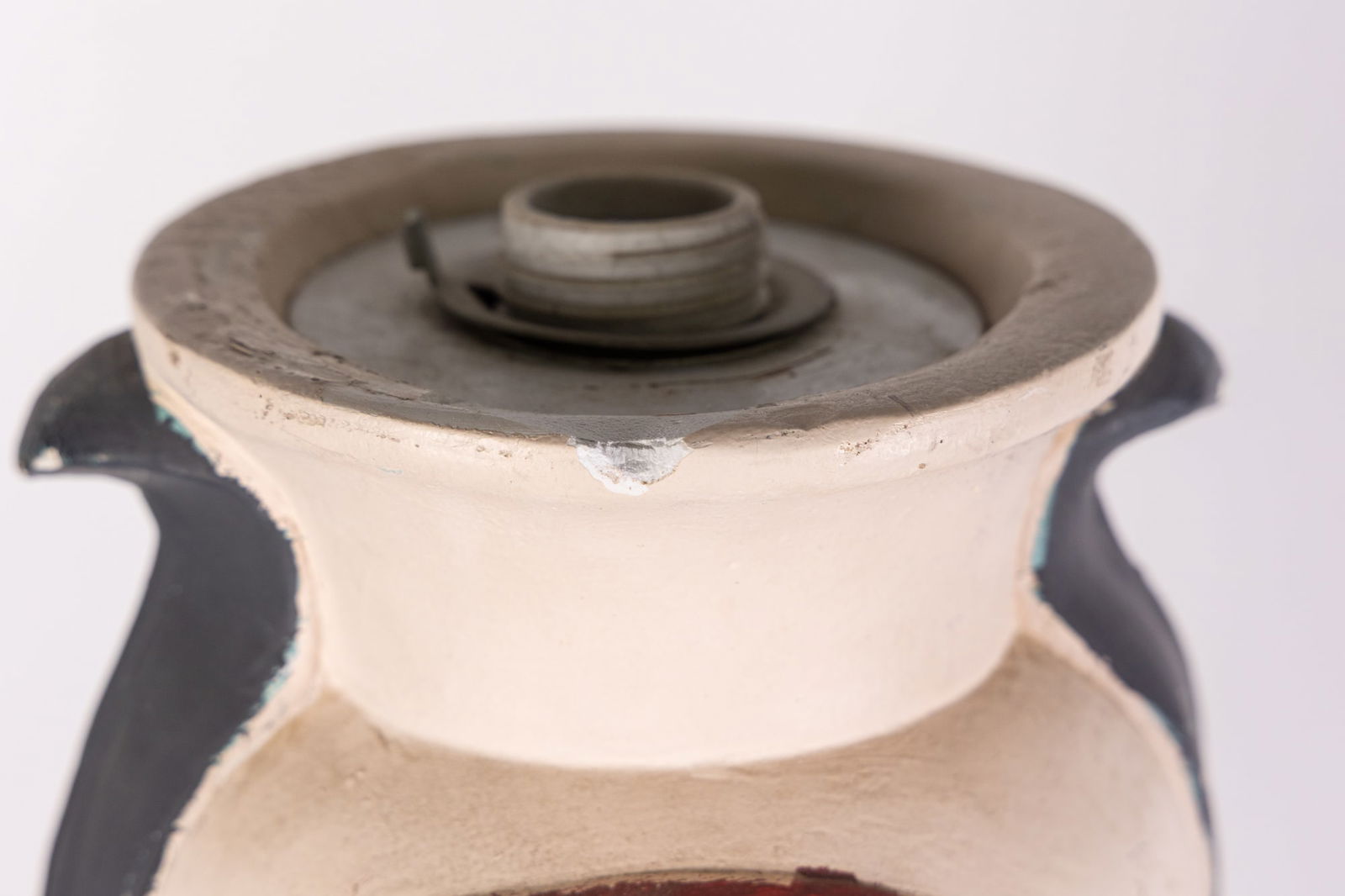 20th Century Modern Large Ceramic Floor Lamp - 4