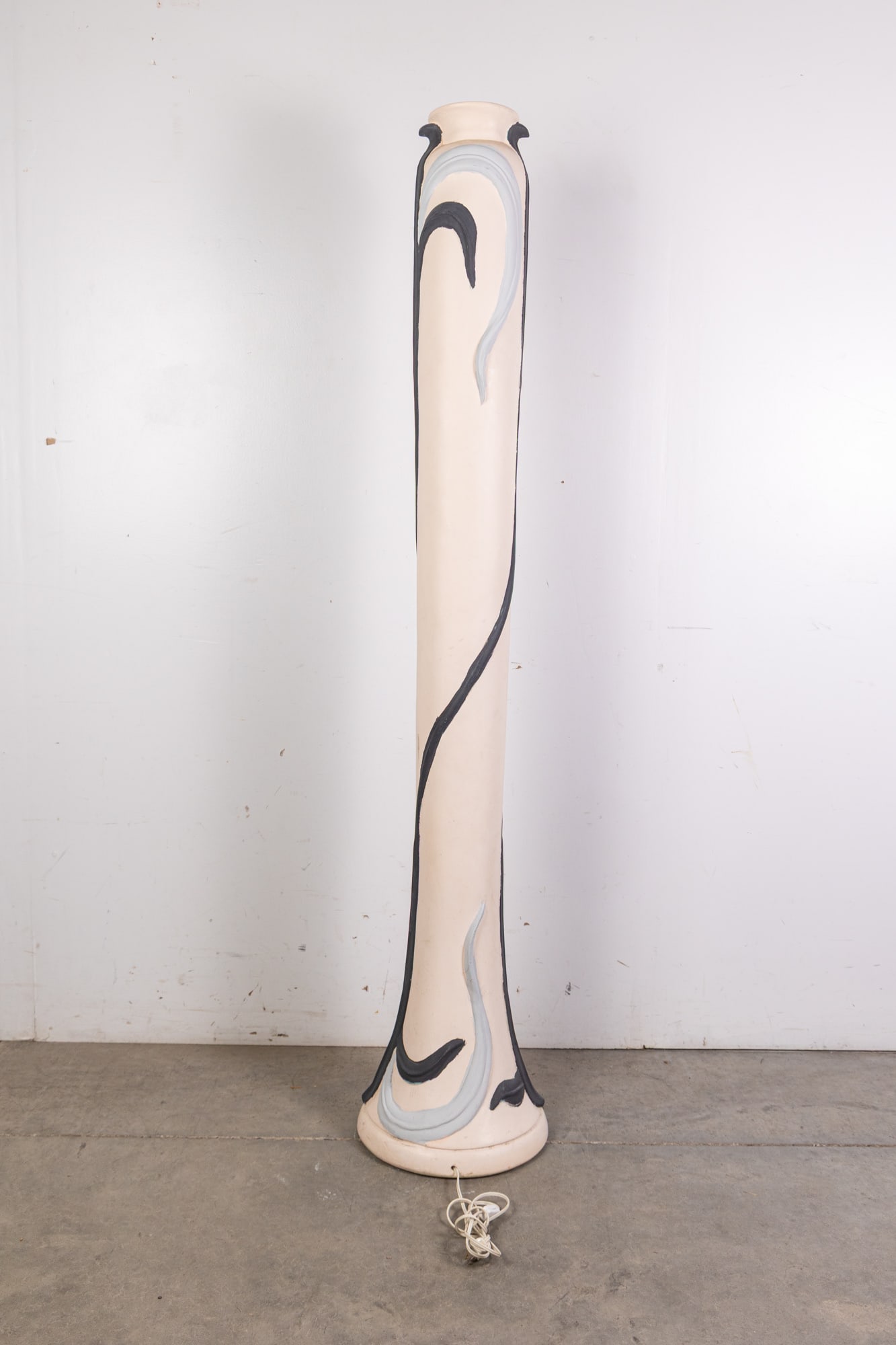 20th Century Modern Large Ceramic Floor Lamp - 5