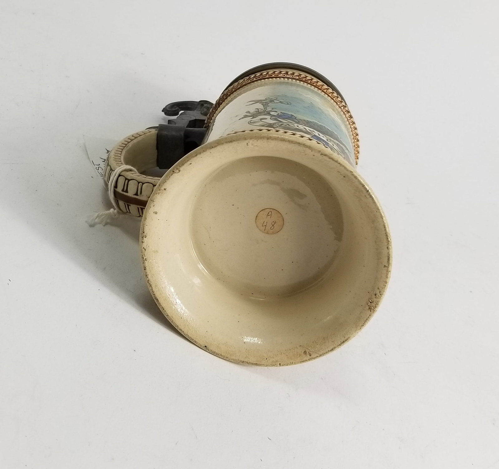 Four Antique German Beer Steins - 6