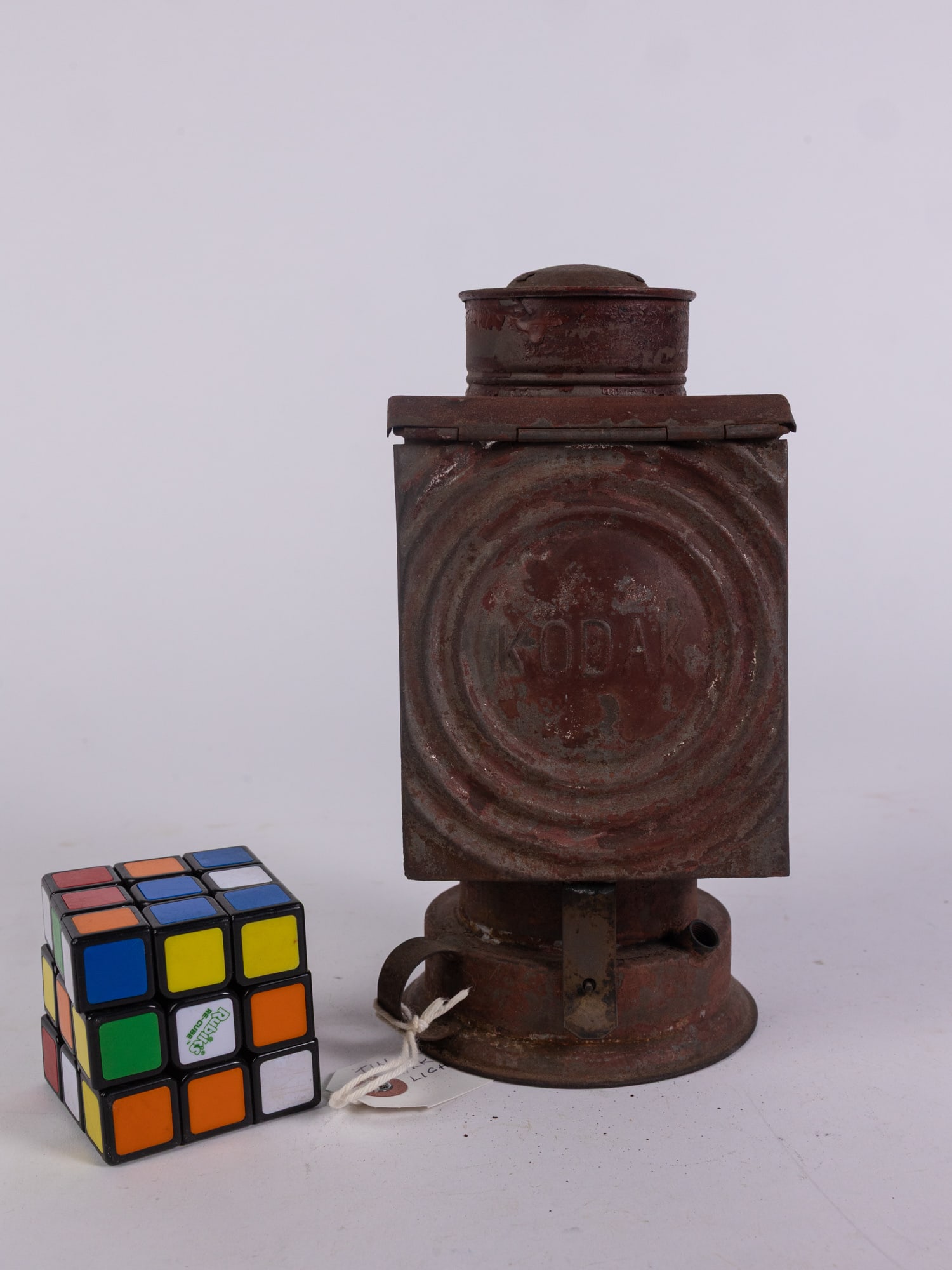 Rare Antique KODAK Tin Darkroom Lamp - 2