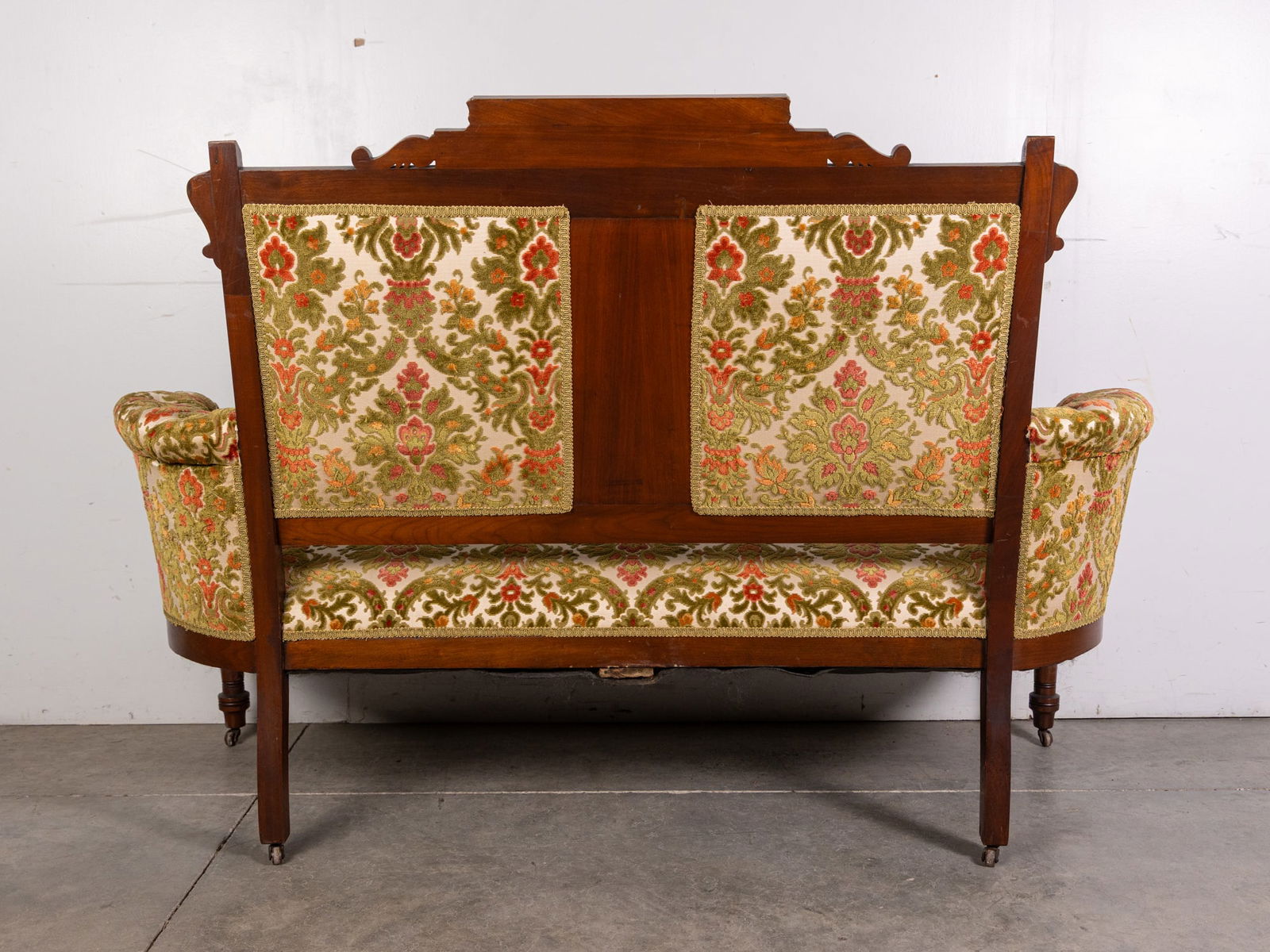 Antique Eastlake Victorian Loveseat Sofa - 6