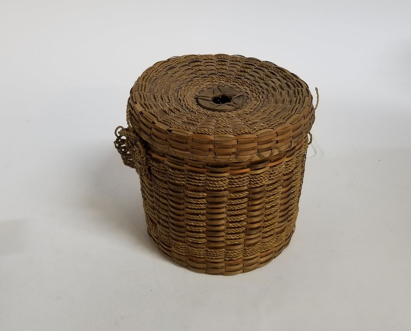 Penobscot Indian Woven Basket - 2