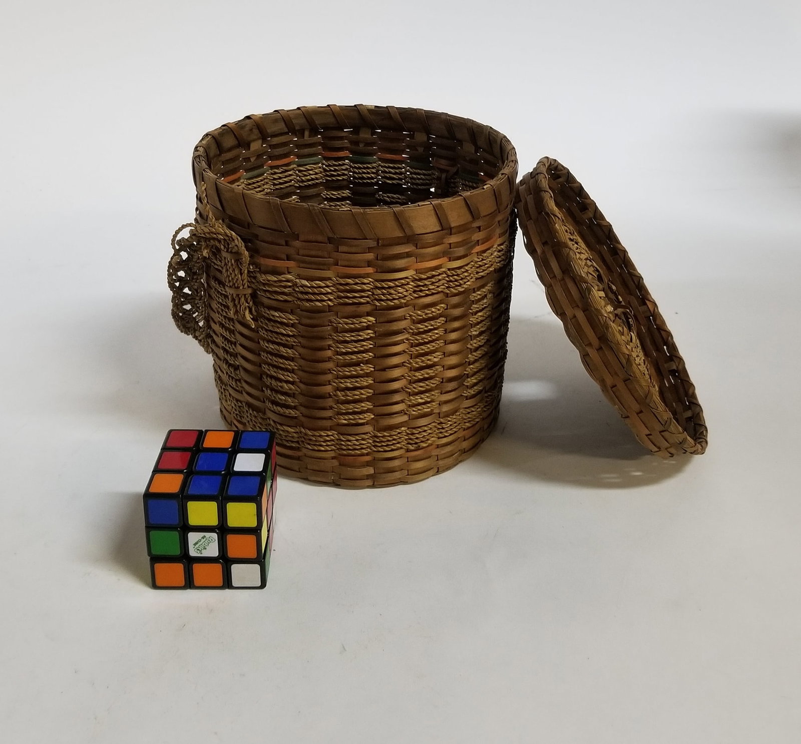 Penobscot Indian Woven Basket - 4