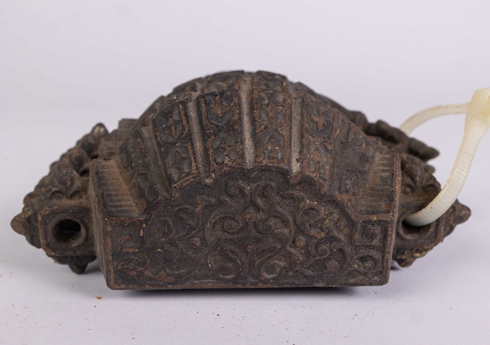 Lot of Eight Cast Iron Victorian Drawer Pulls - 4