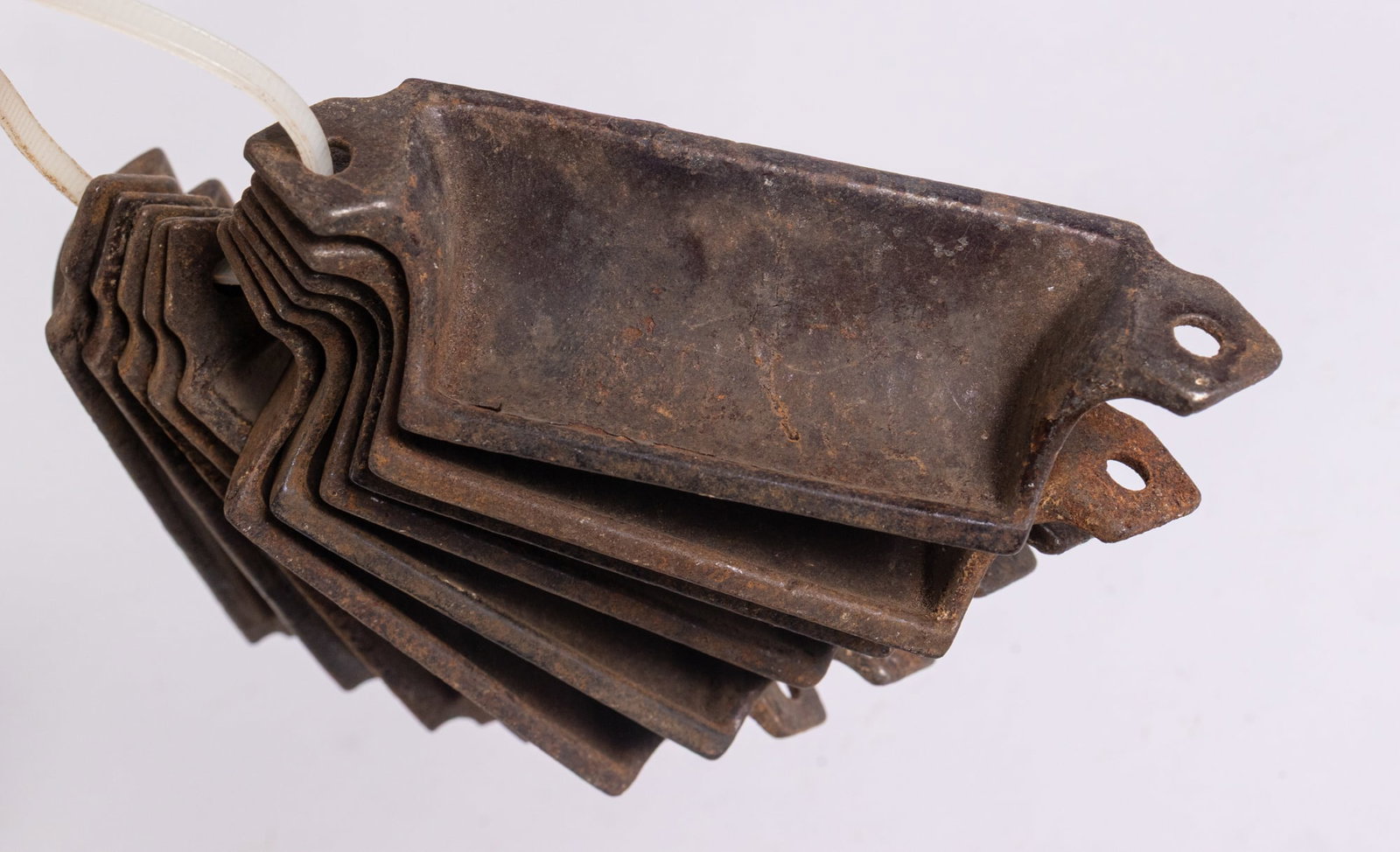 Lot of Eleven Cast Iron Victorian Drawer Pulls - 5