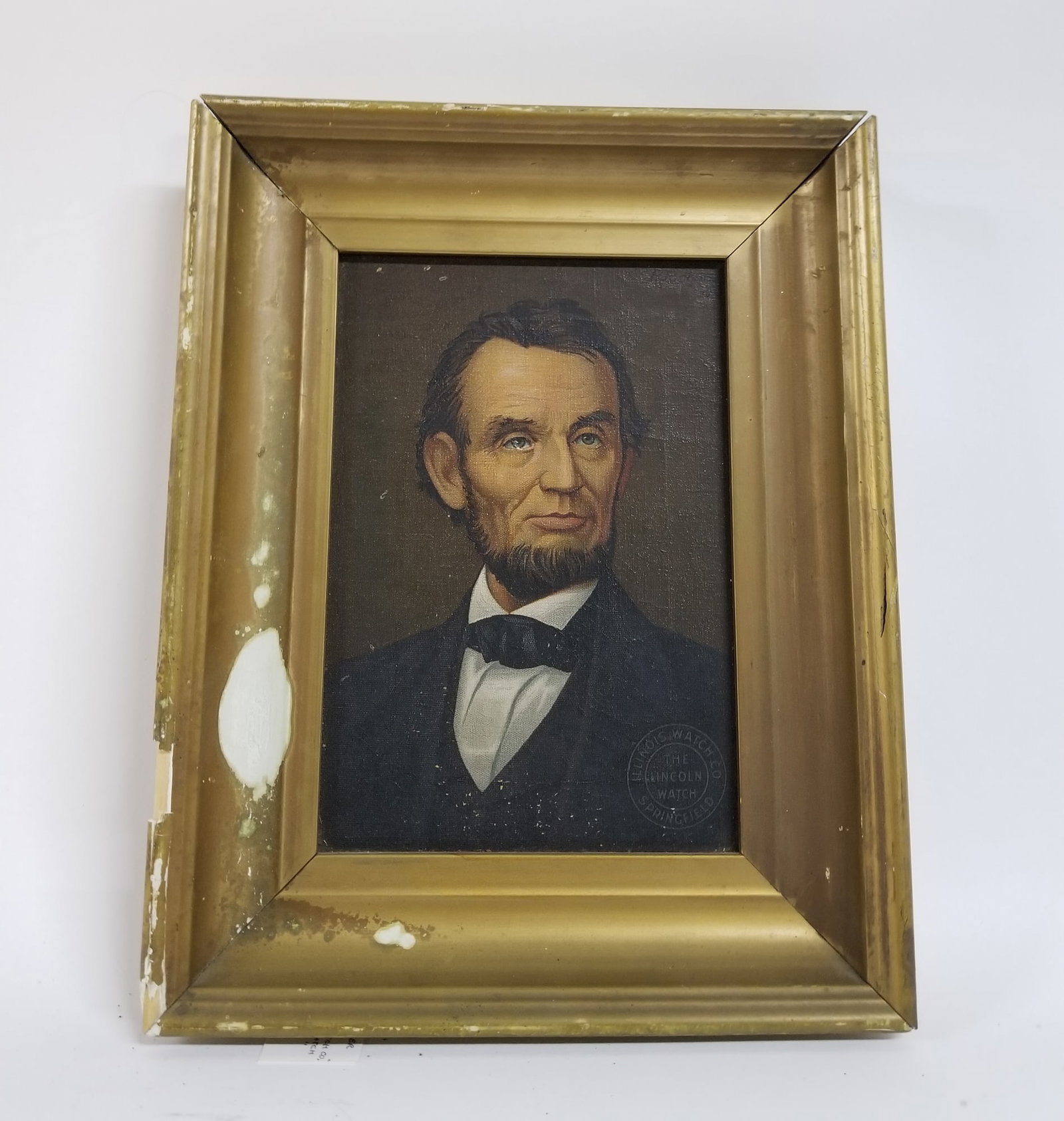 Illinois Watch Co. Antique Lincoln Portrait Advertisement (1 of 3)