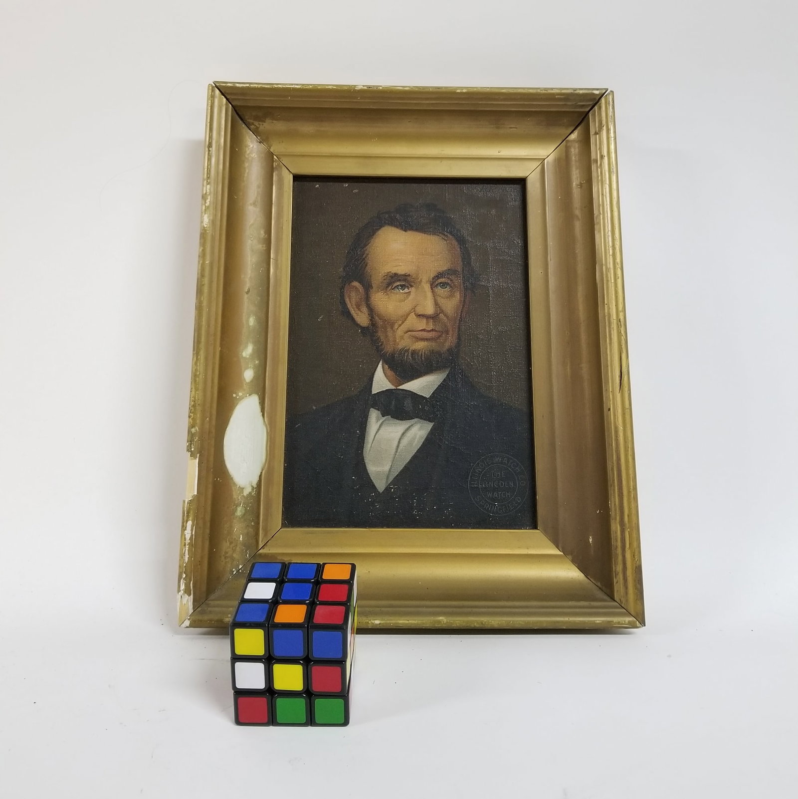 Illinois Watch Co. Antique Lincoln Portrait Advertisement - 3