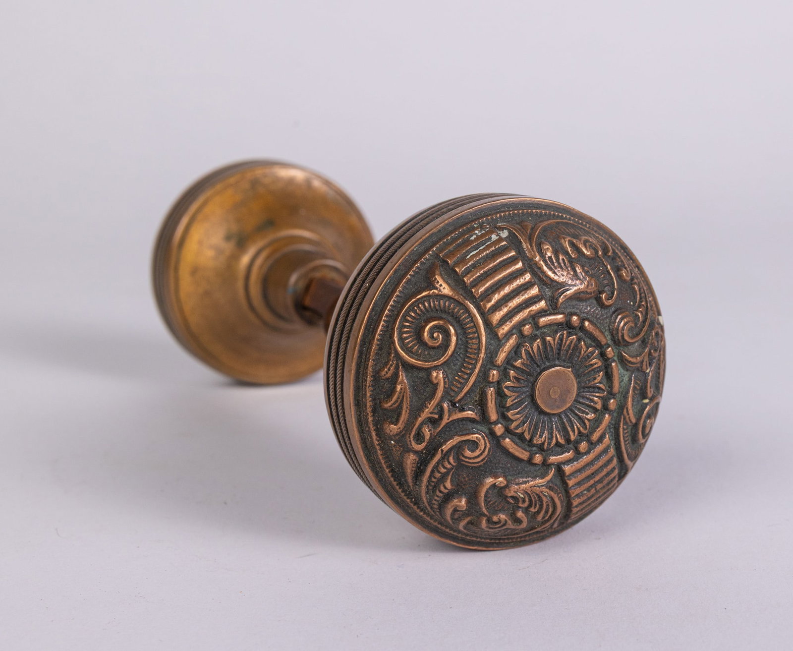 Gorgeous Early 20th Century Brass Ornate Door Knob (1 of 4)