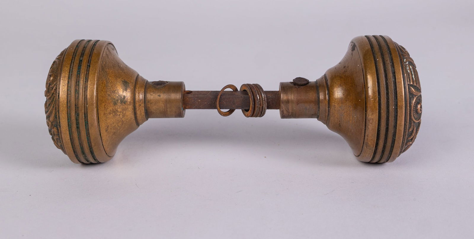 Gorgeous Early 20th Century Brass Ornate Door Knob - 2