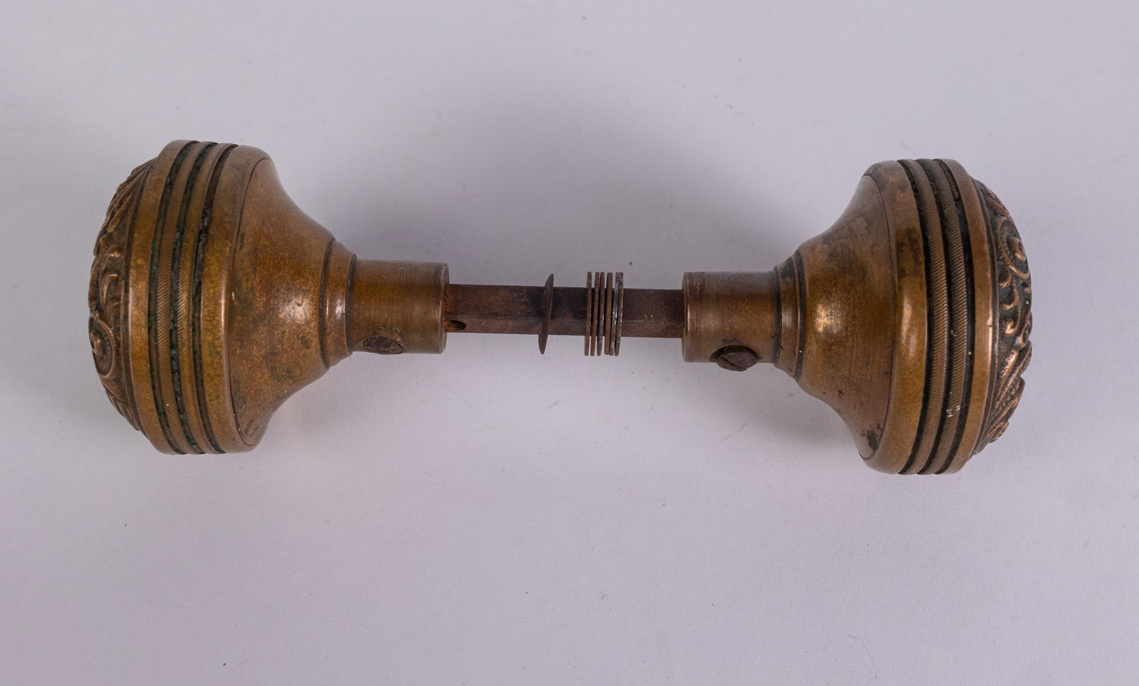 Gorgeous Early 20th Century Brass Ornate Door Knob - 4