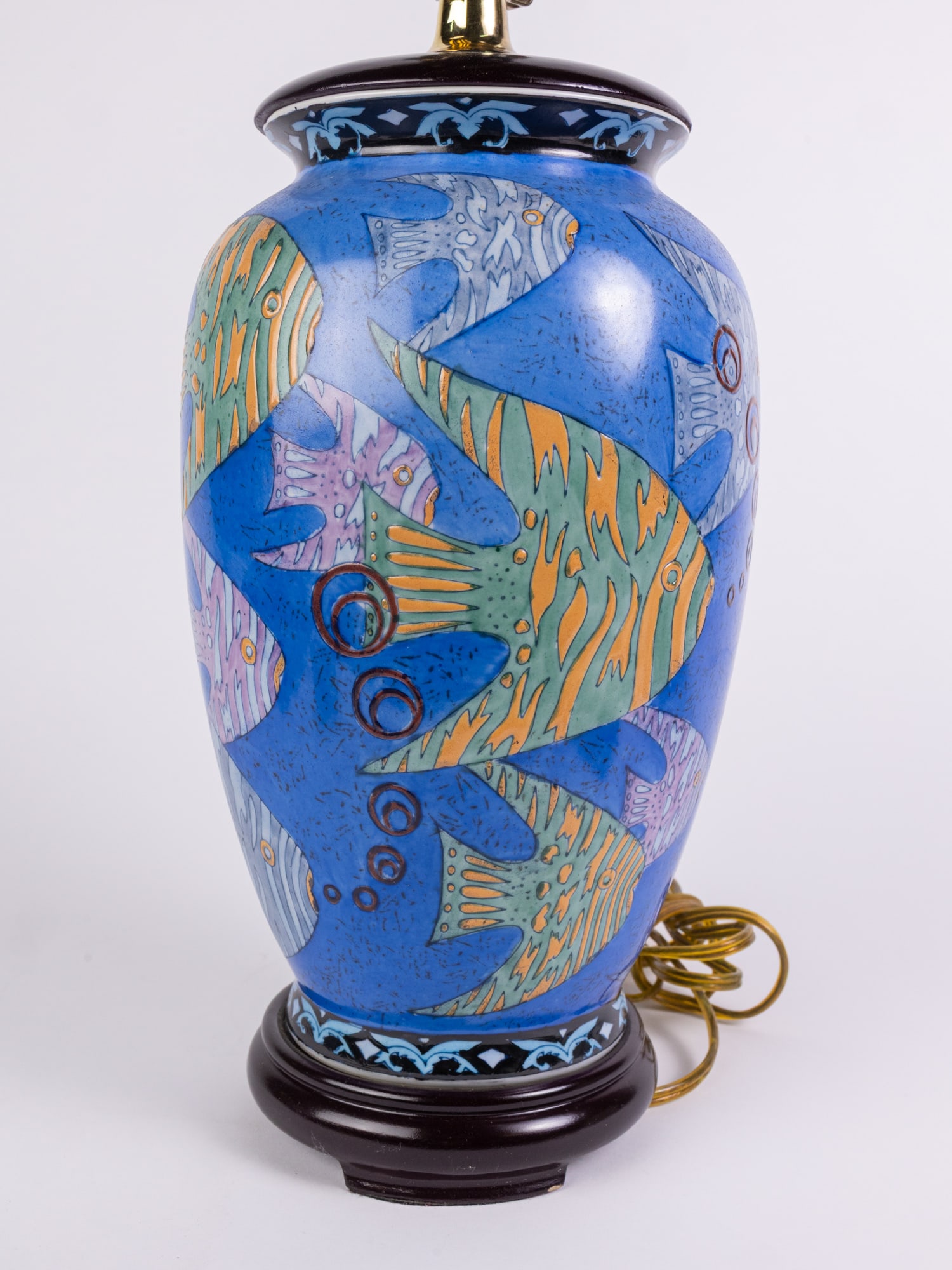 Contemporary Fish Decorated Table Lamp - 2