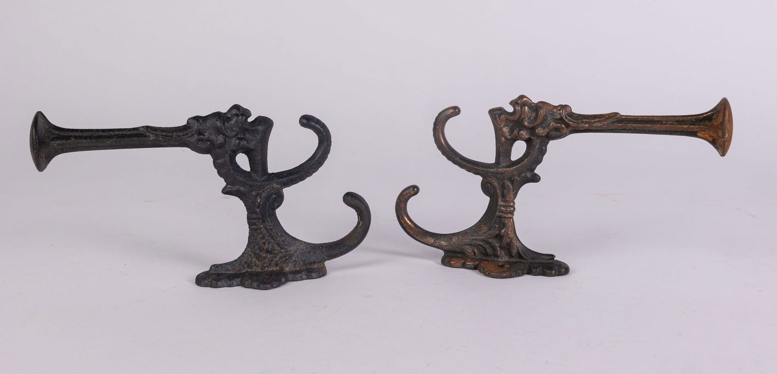 Pair of Ornate Victorian Gargoyle Wall Hooks (1 of 5)