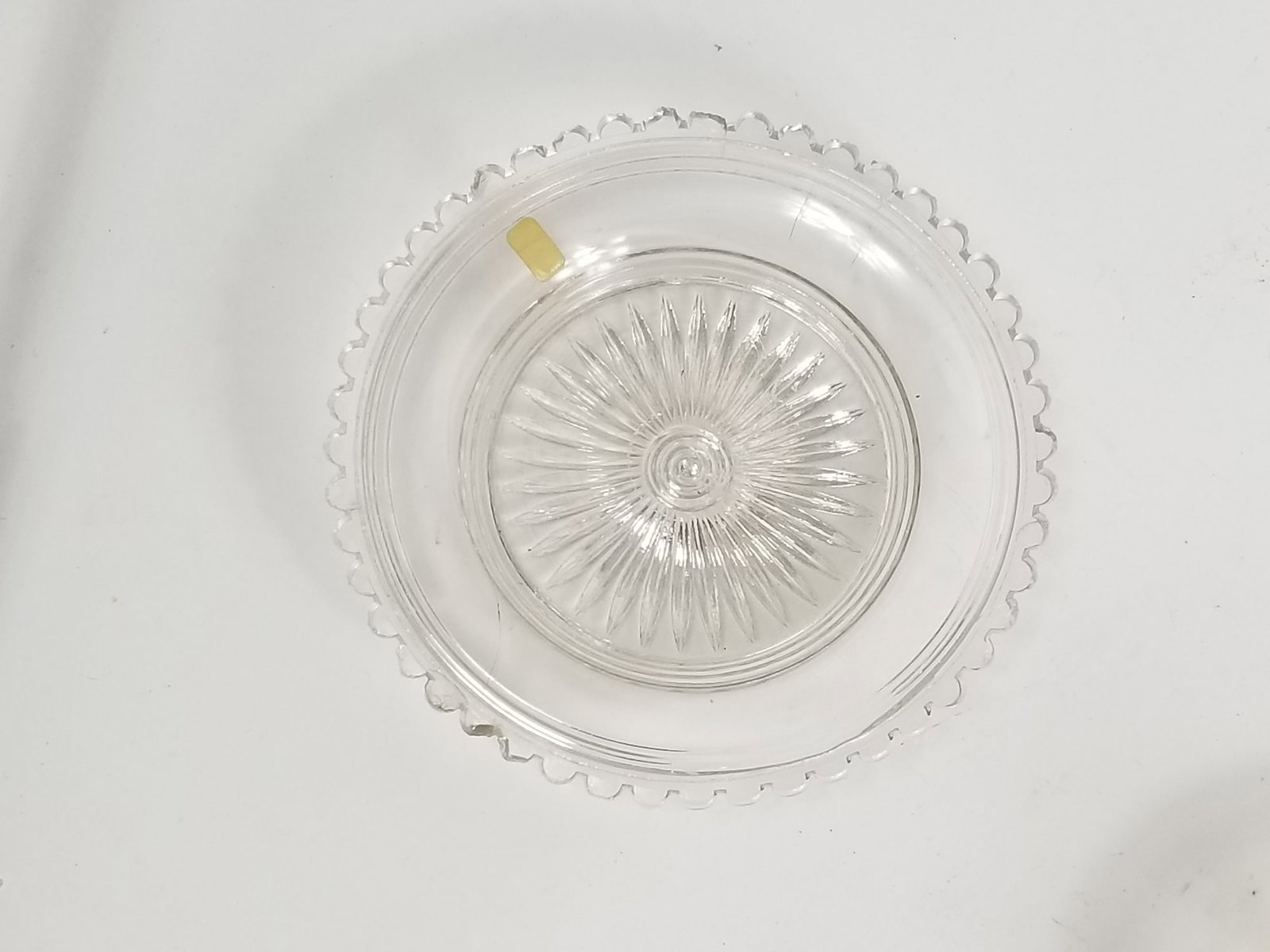 Assortment of Antique Early Cup Plates & Sauce Dishes ft. Thumbprint Pattern - 12