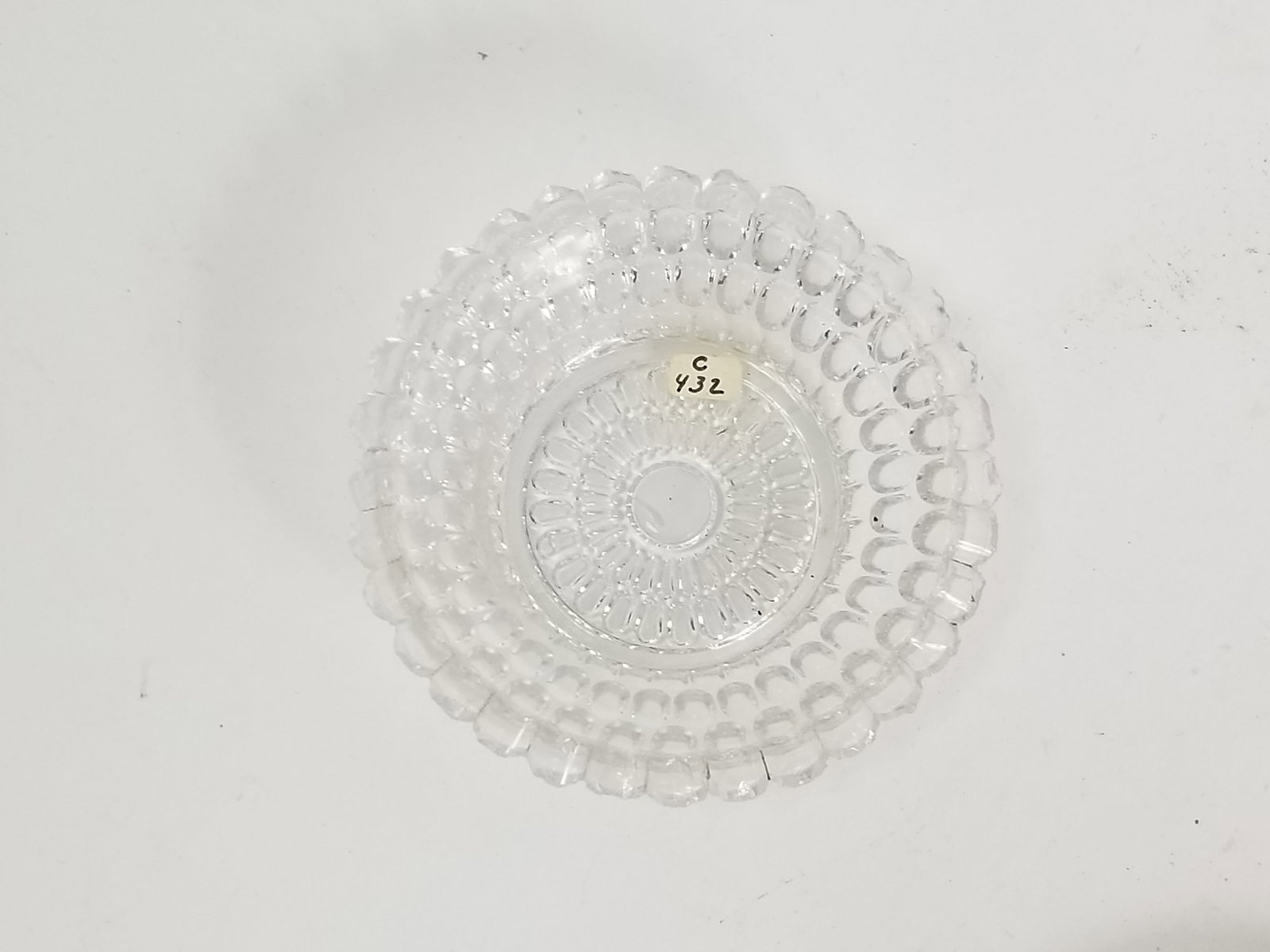 Assortment of Antique Early Cup Plates & Sauce Dishes ft. Thumbprint Pattern - 14