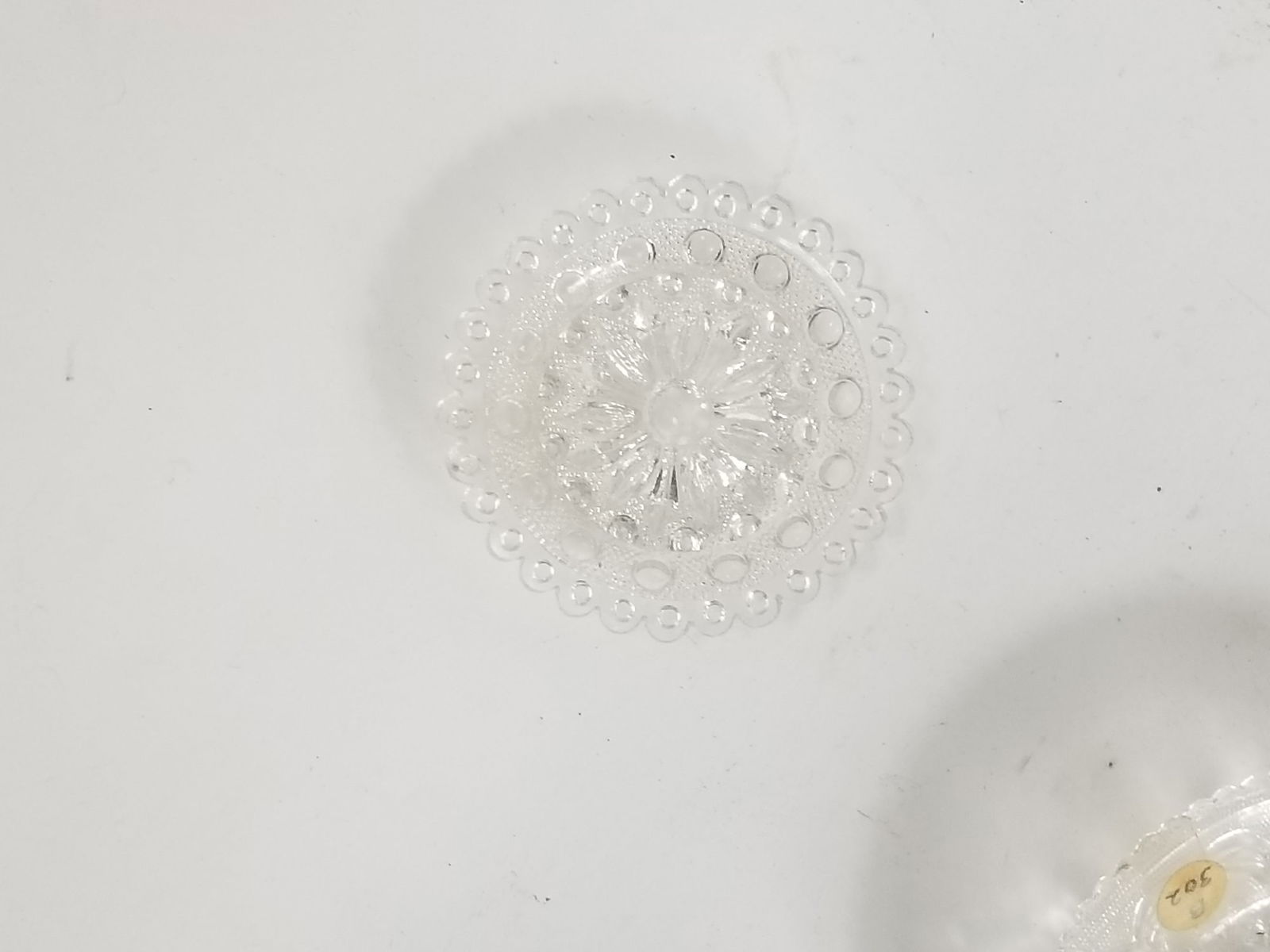 Assortment of Antique Early Cup Plates & Sauce Dishes ft. Thumbprint Pattern - 7