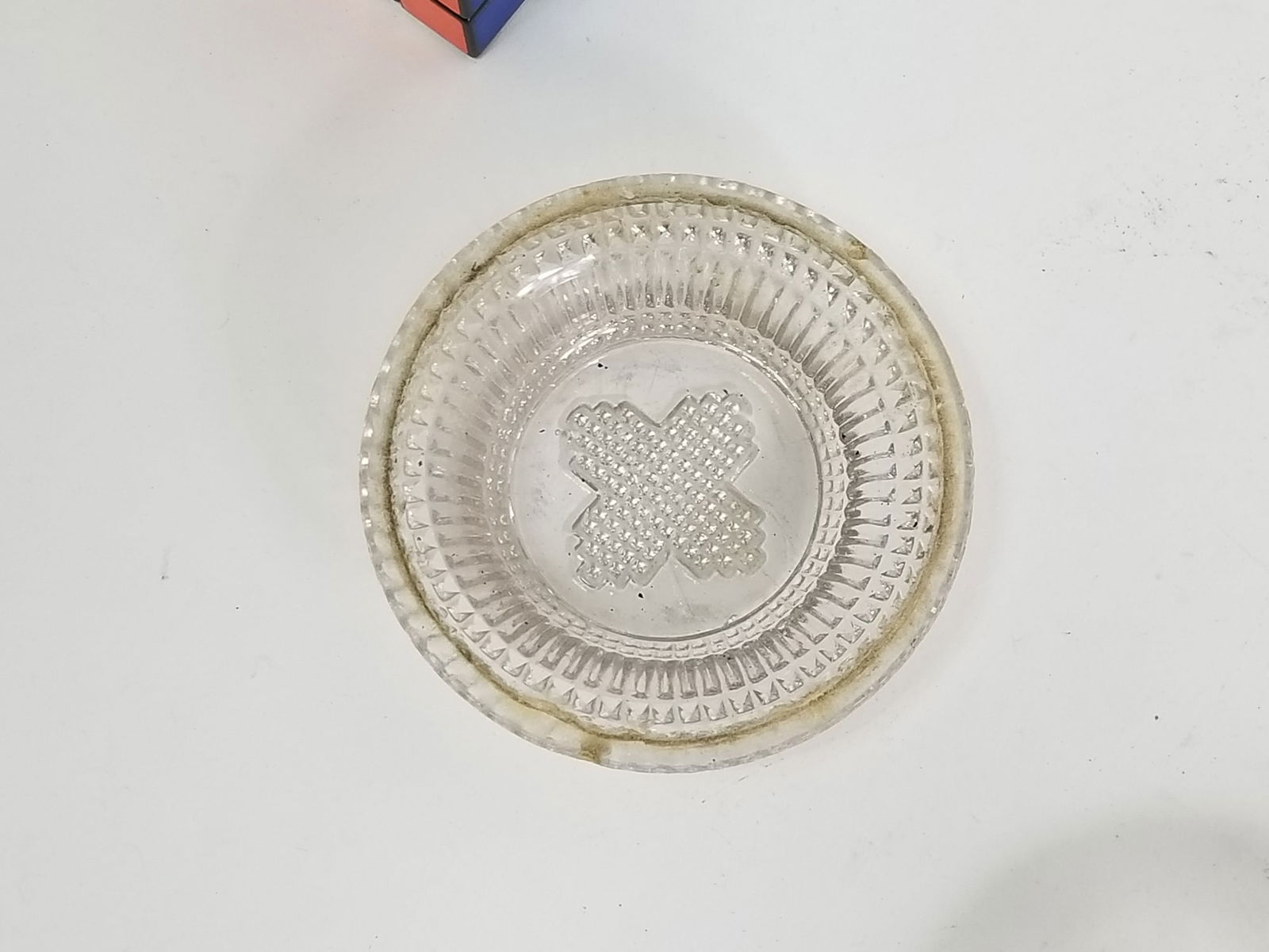 Assortment of Antique Early Cup Plates & Sauce Dishes ft. Thumbprint Pattern - 8