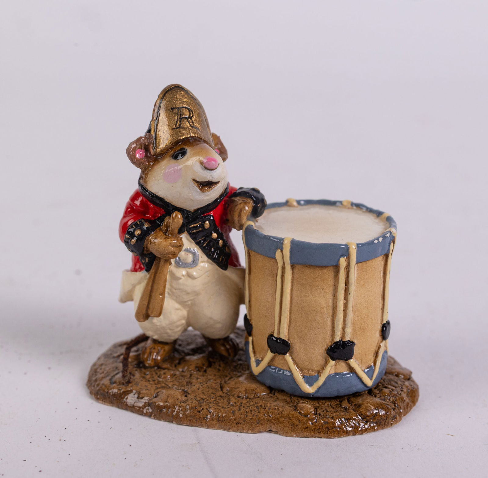 Wee Forest Folk Concord Red Coat Mouse M-11 Figure in Box - 3