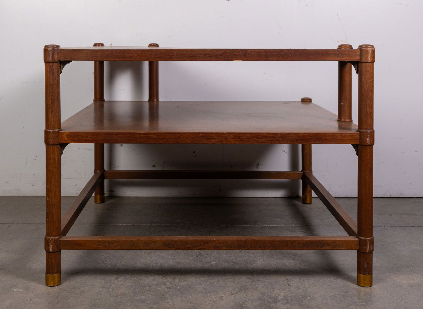 Vintage Mid Century Modern MCM Two Tiered Side Table - 6