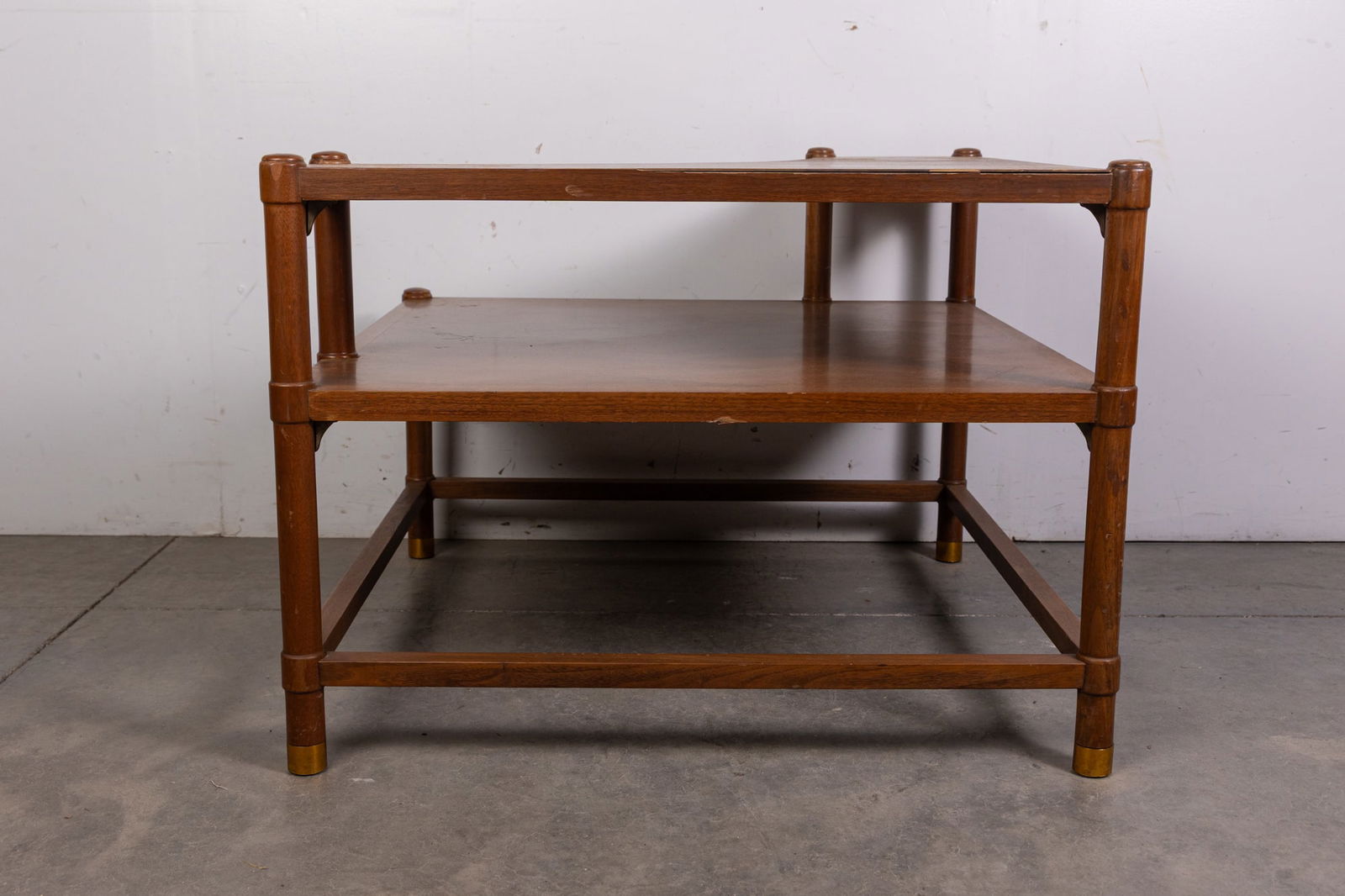 Vintage Mid Century Modern MCM Two Tiered Side Table - 7