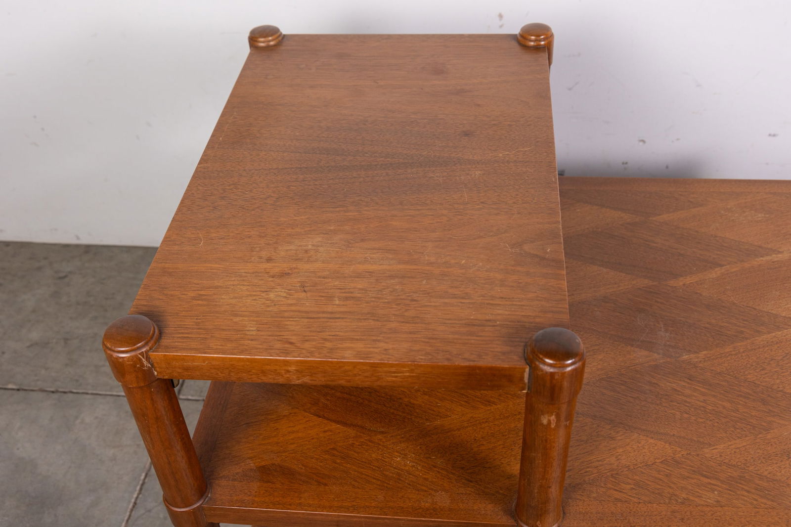 Vintage Mid Century Modern MCM Two Tiered Coffee Table - 4