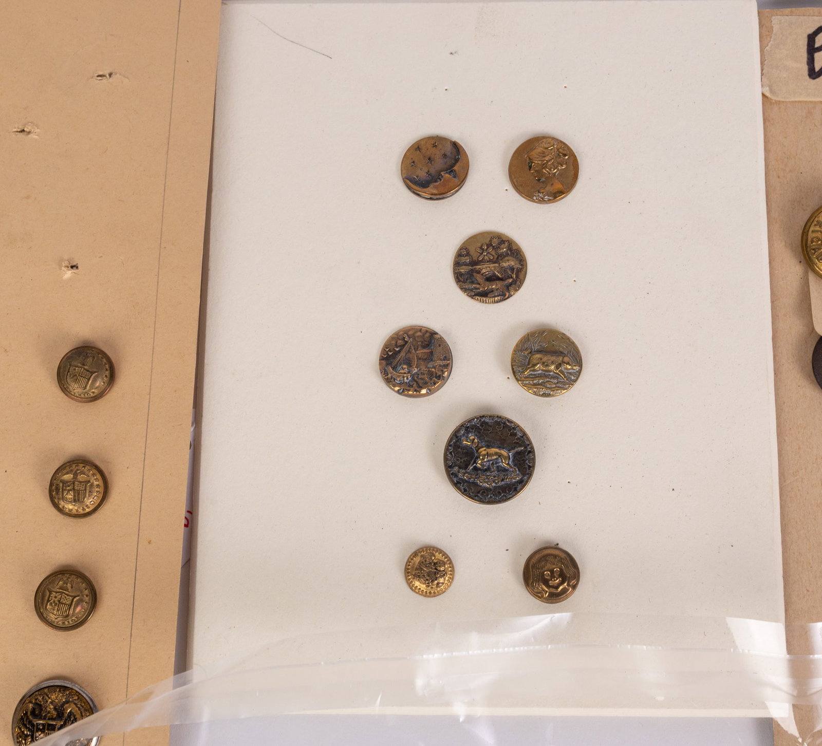 Lot of Assorted Vintage and Antique Buttons - 5