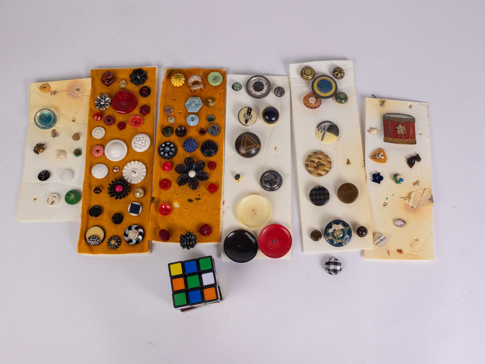 Lot of Assorted Vintage and Antique Buttons - 2