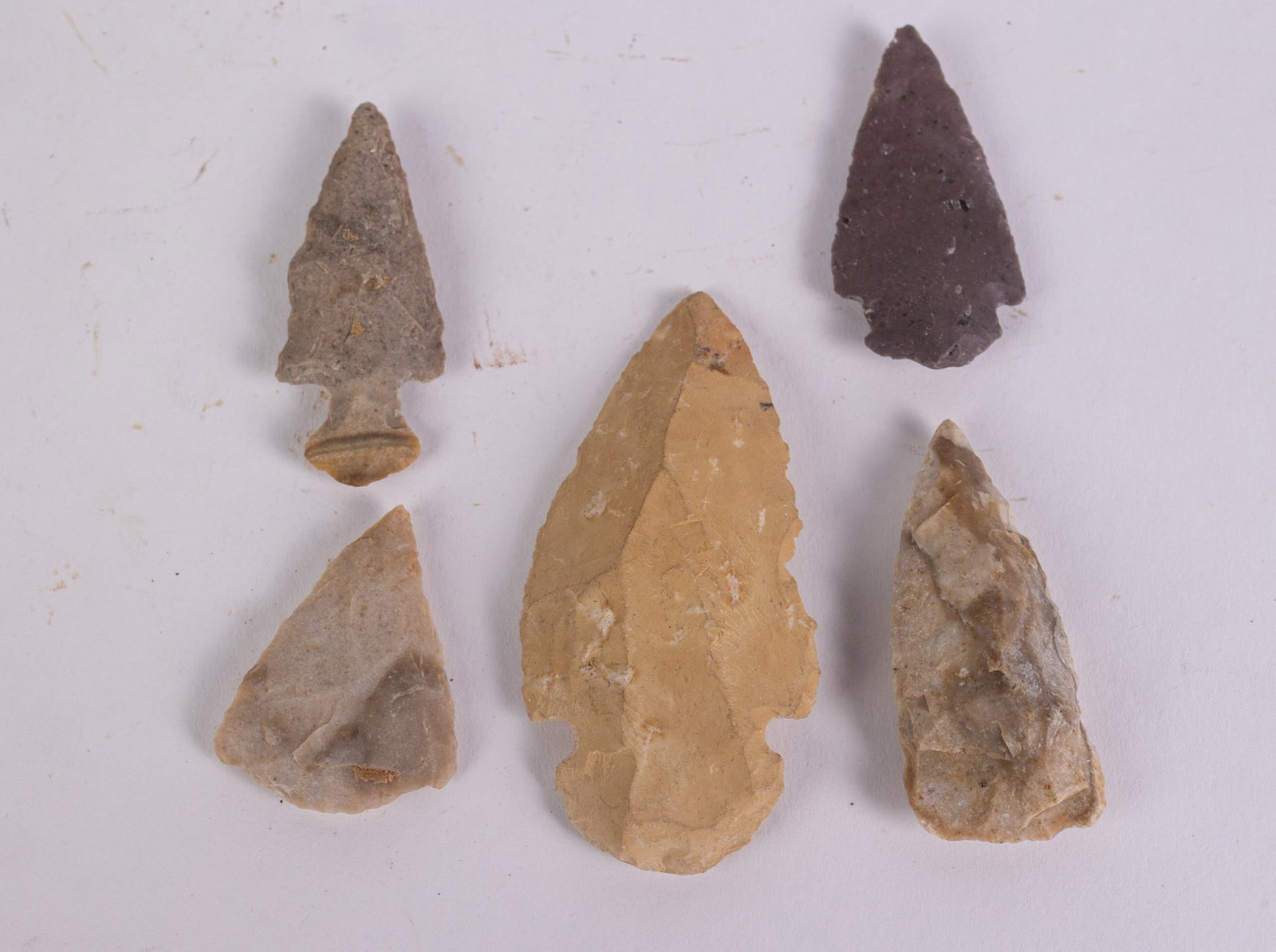Grouping of Native American Arrowheads (1 of 5)