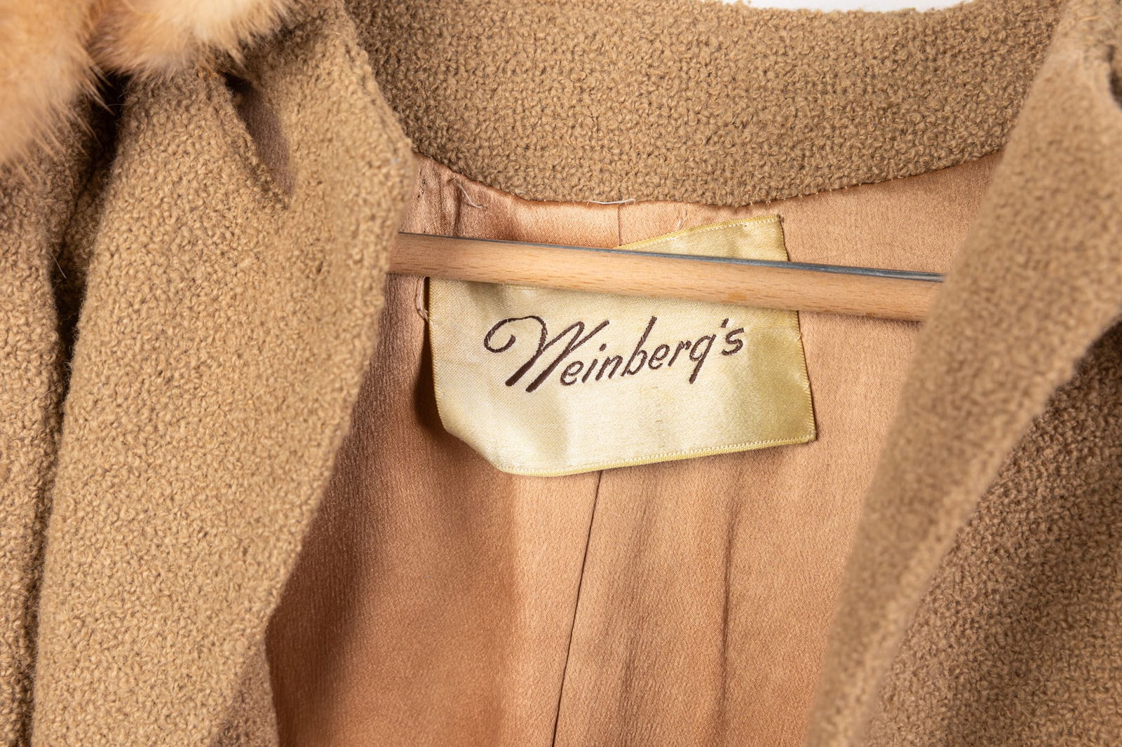 Weinberg's Vintage Women's Fur Trimmed Coat - 2