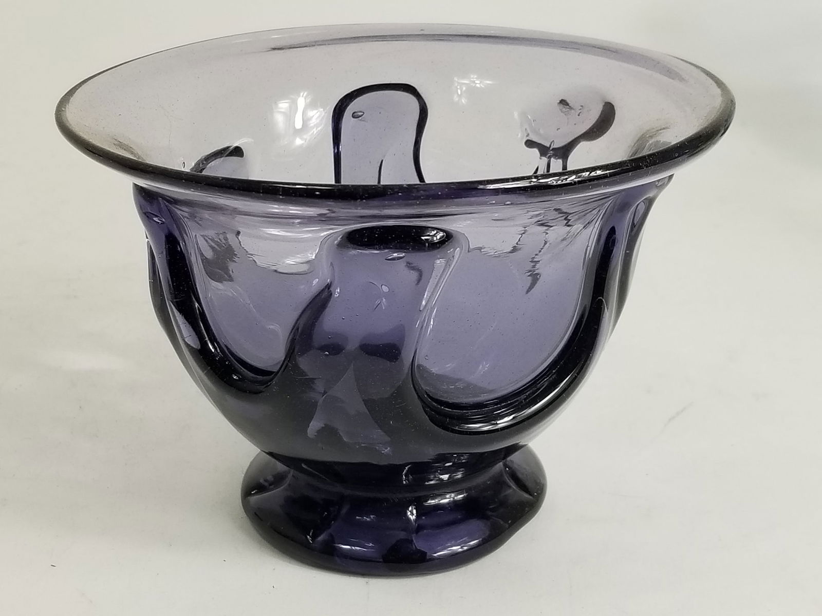 Four Pieces of Local Art Glass ft. Neodymium Color Changing Vase - 4