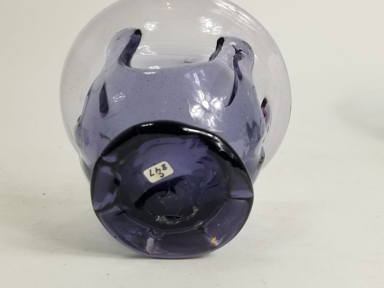 Four Pieces of Local Art Glass ft. Neodymium Color Changing Vase - 5