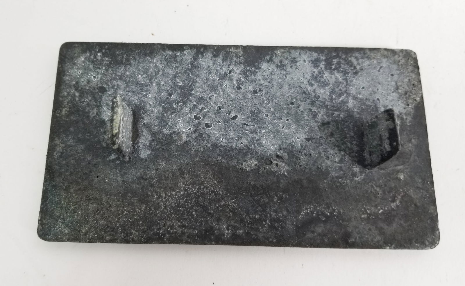 Antique "E Jess Woodstown N.J" Bronze Placard - 2