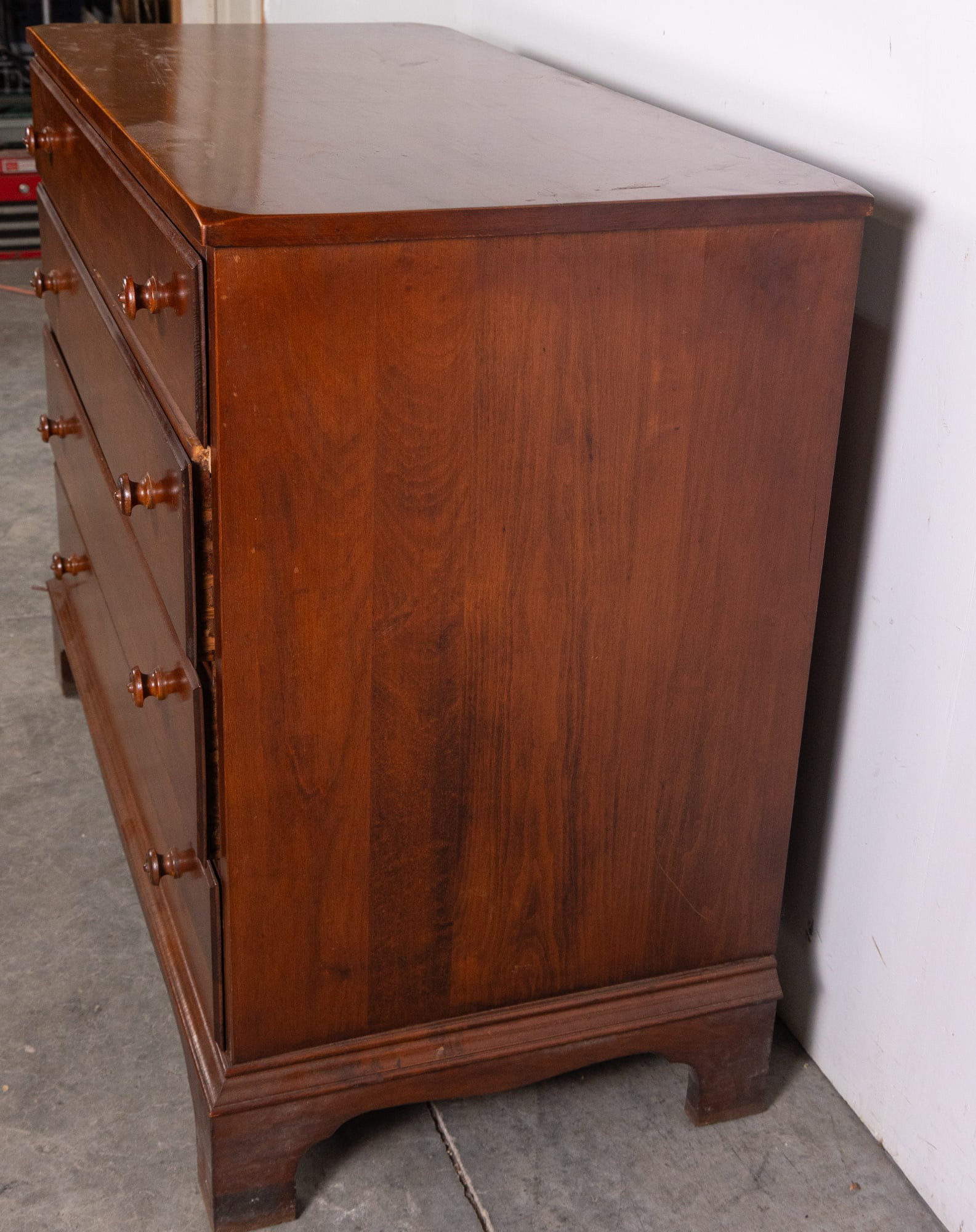 Antique Primitive Four Drawer Dresser - 4