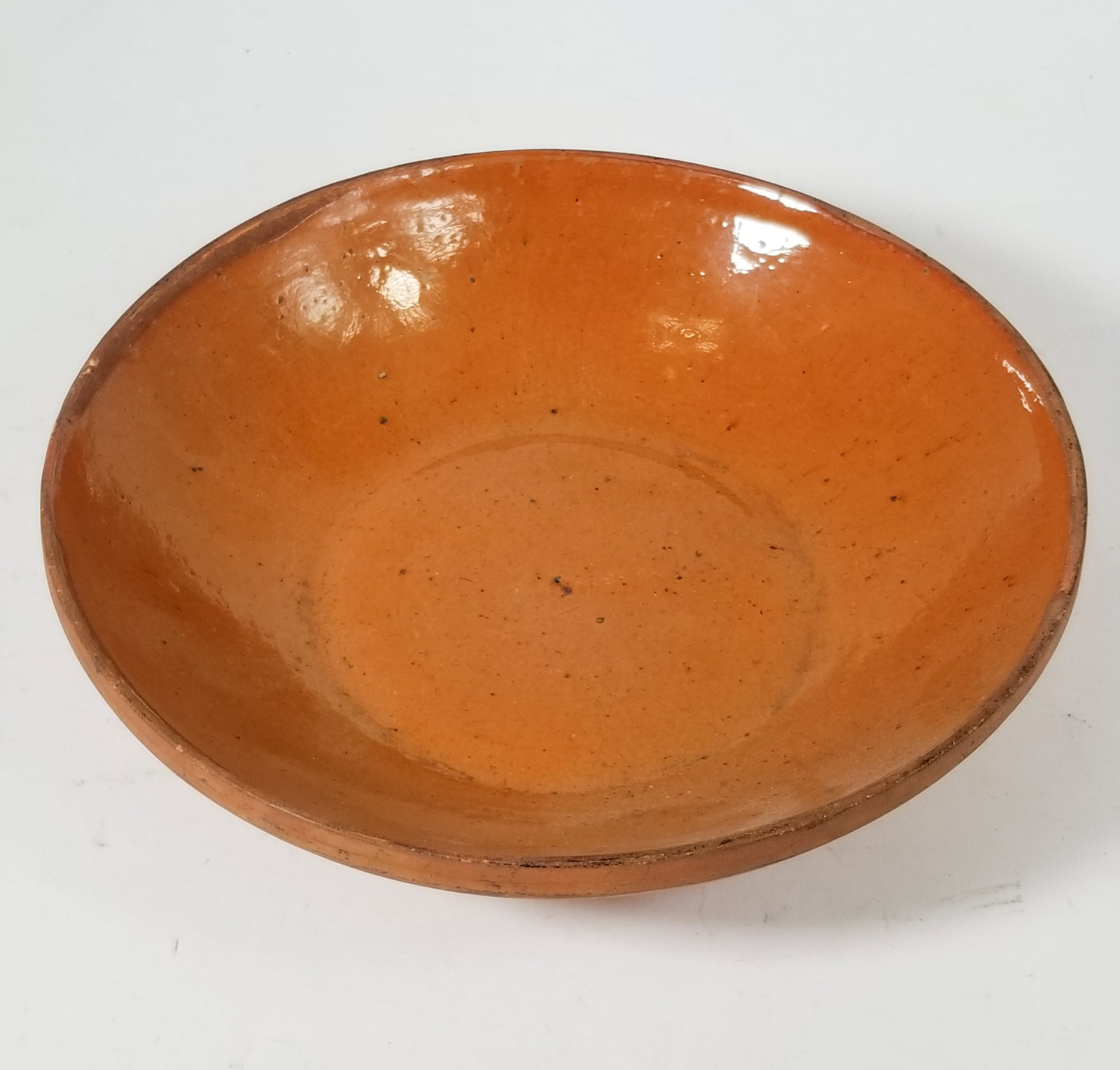 Antique Early Redware Bowl (1 of 2)