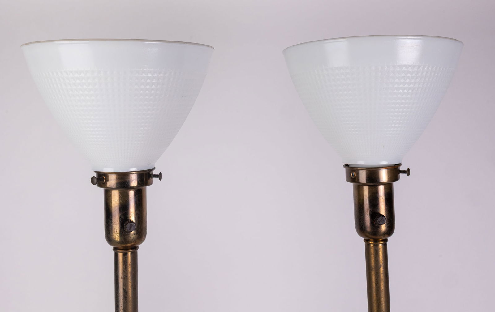 Pair of Hollywood Regency Torchiere Table Lamps - 7