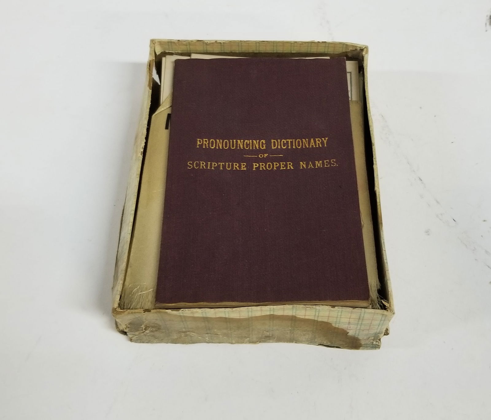 19th c. Bible Study Cards w/ c. 1874 Maps of Palestine - 2