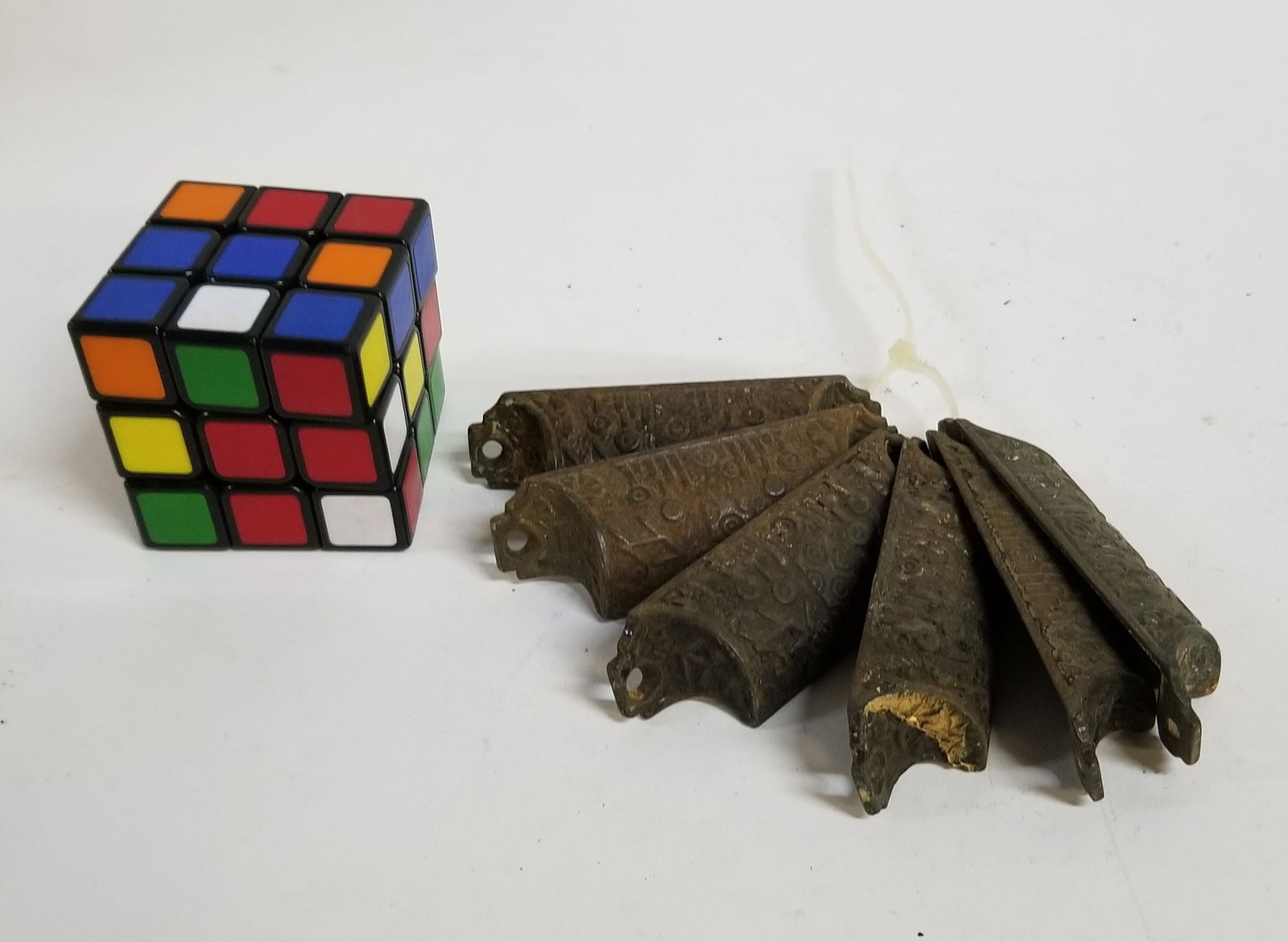 Set of Six Cast Iron Victorian Drawer Pulls - 2